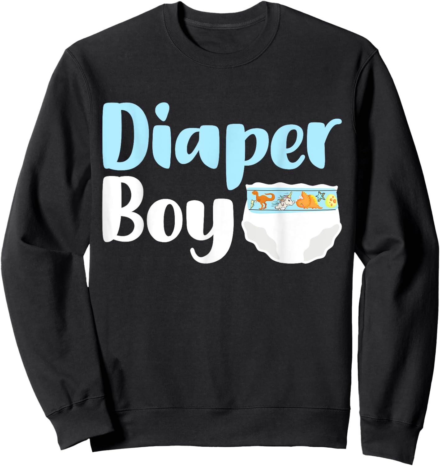 Diaper Boy Sweatshirt - Sweatshirt | Black