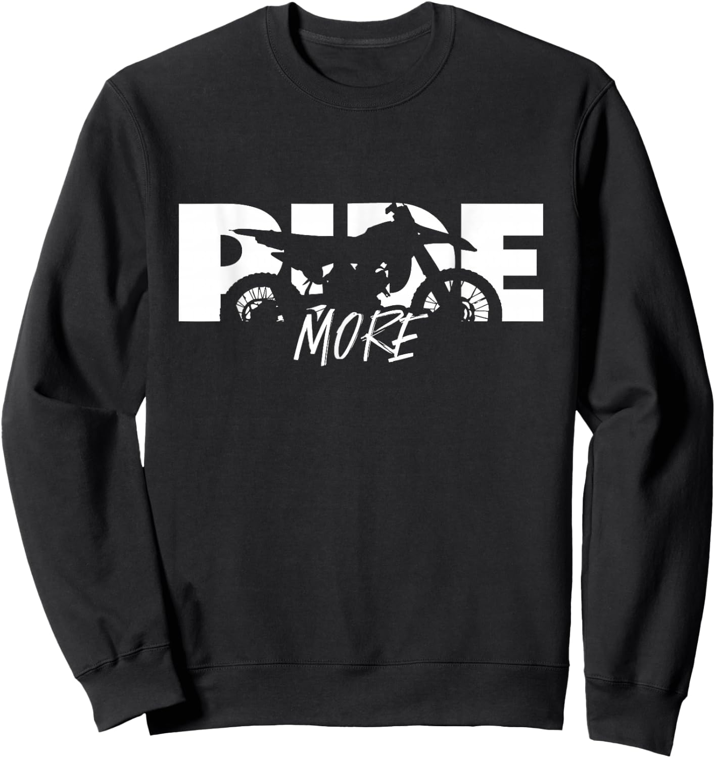 Dirt Bike Motocross Sweatshirt - Sweatshirt | Black