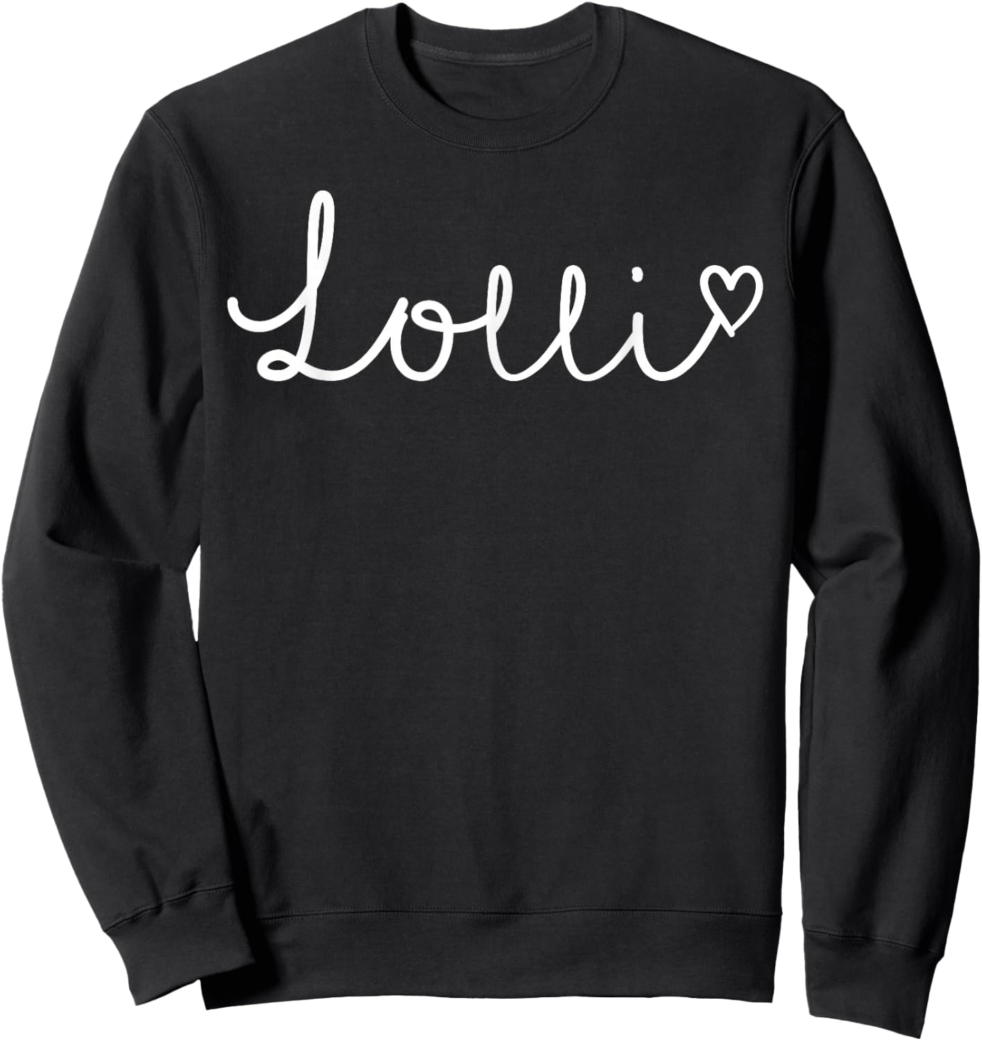 Lolli Gifts Grandma Heart Mother's Day Lolli Sweatshirt - Sweatshirt | Black