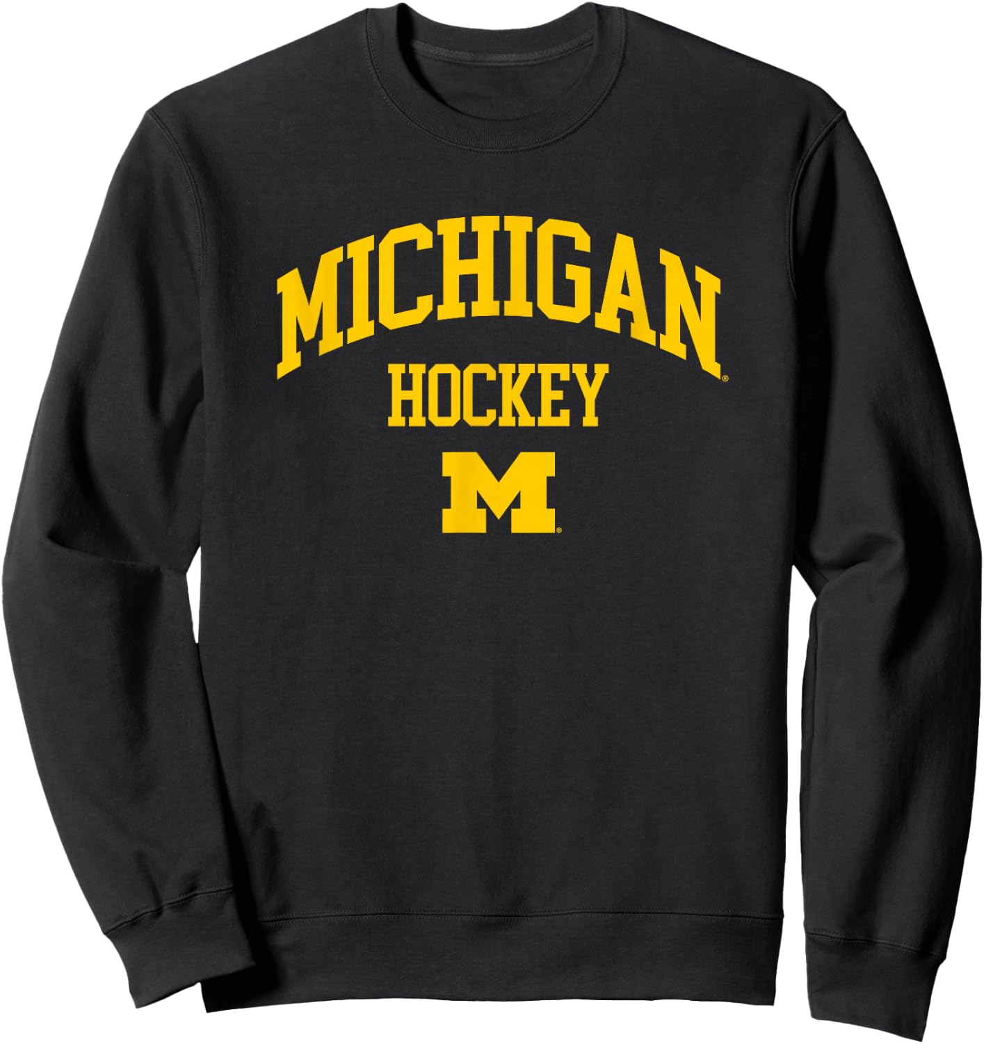 University of Michigan Wolverines U of M Hockey Sweatshirt - Sweatshirt | Black