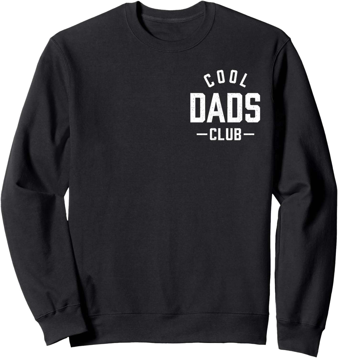 Pocket Cool Dads Club Best Dad Ever Retro Father's Day Sweatshirt - Sweatshirt | Black