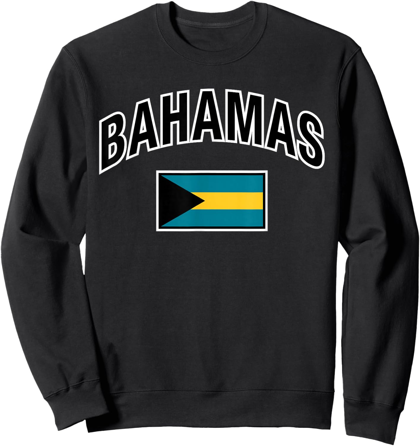 Bahamas Flag Proud Bahamian Sweatshirt - Sweatshirt | Black