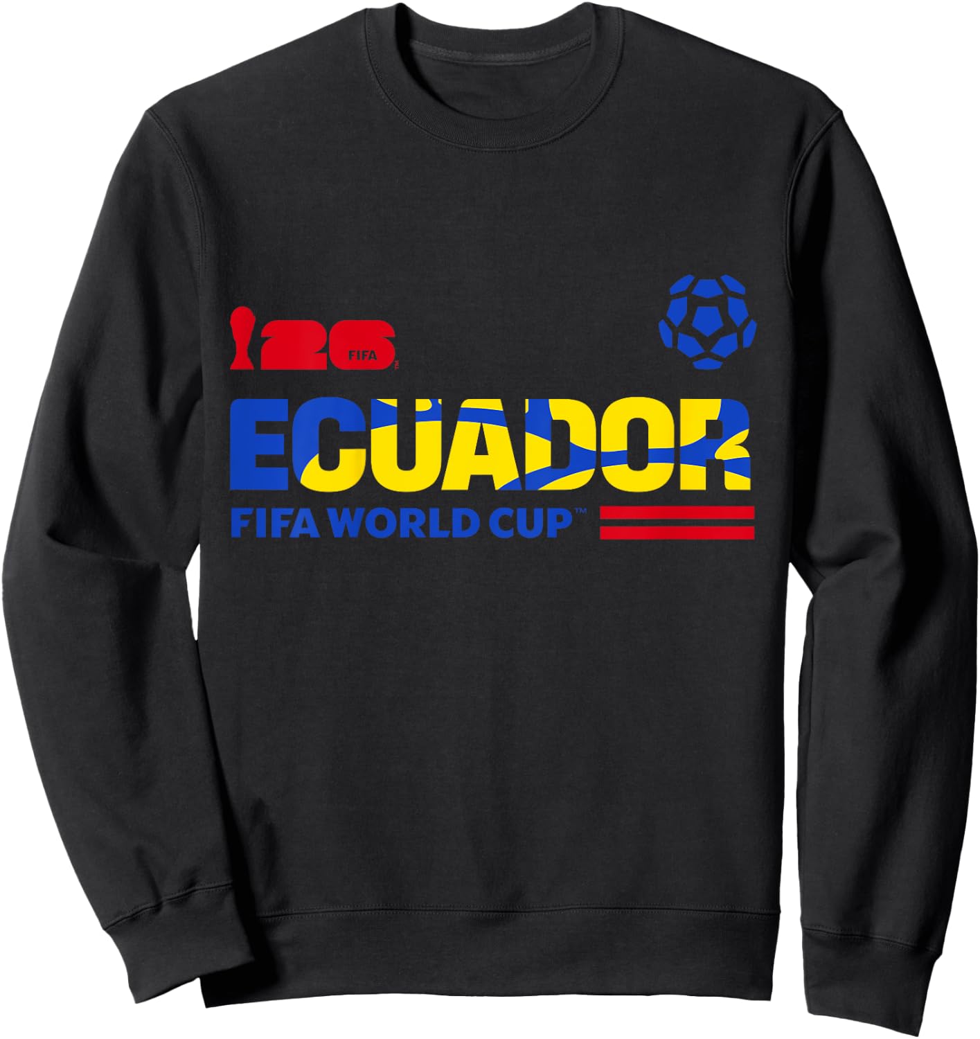 Kids FIFA World CUP26 Qualifier Ecuador Sweatshirt - Sweatshirt | Black
