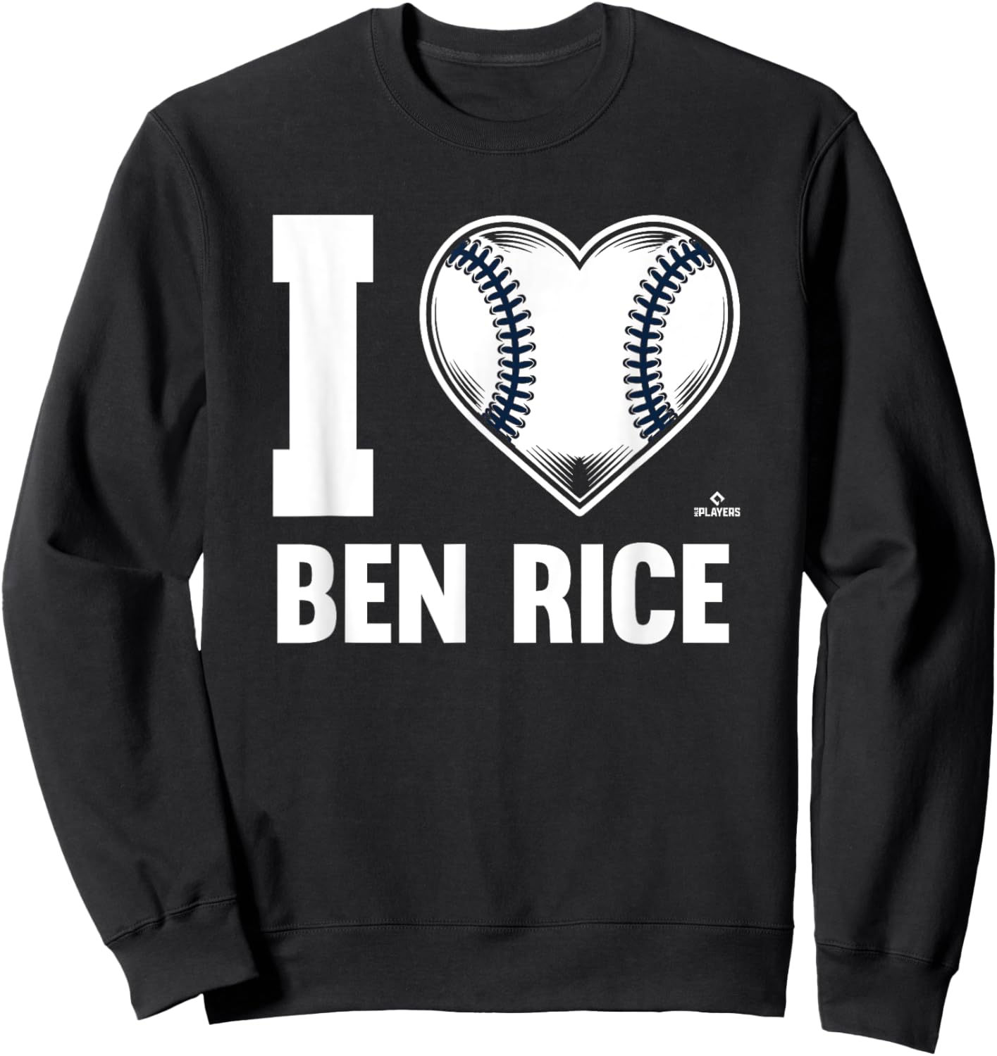 I Heart Ben Rice Prospect Baseball Fan Gear Sweatshirt - Sweatshirt | Black