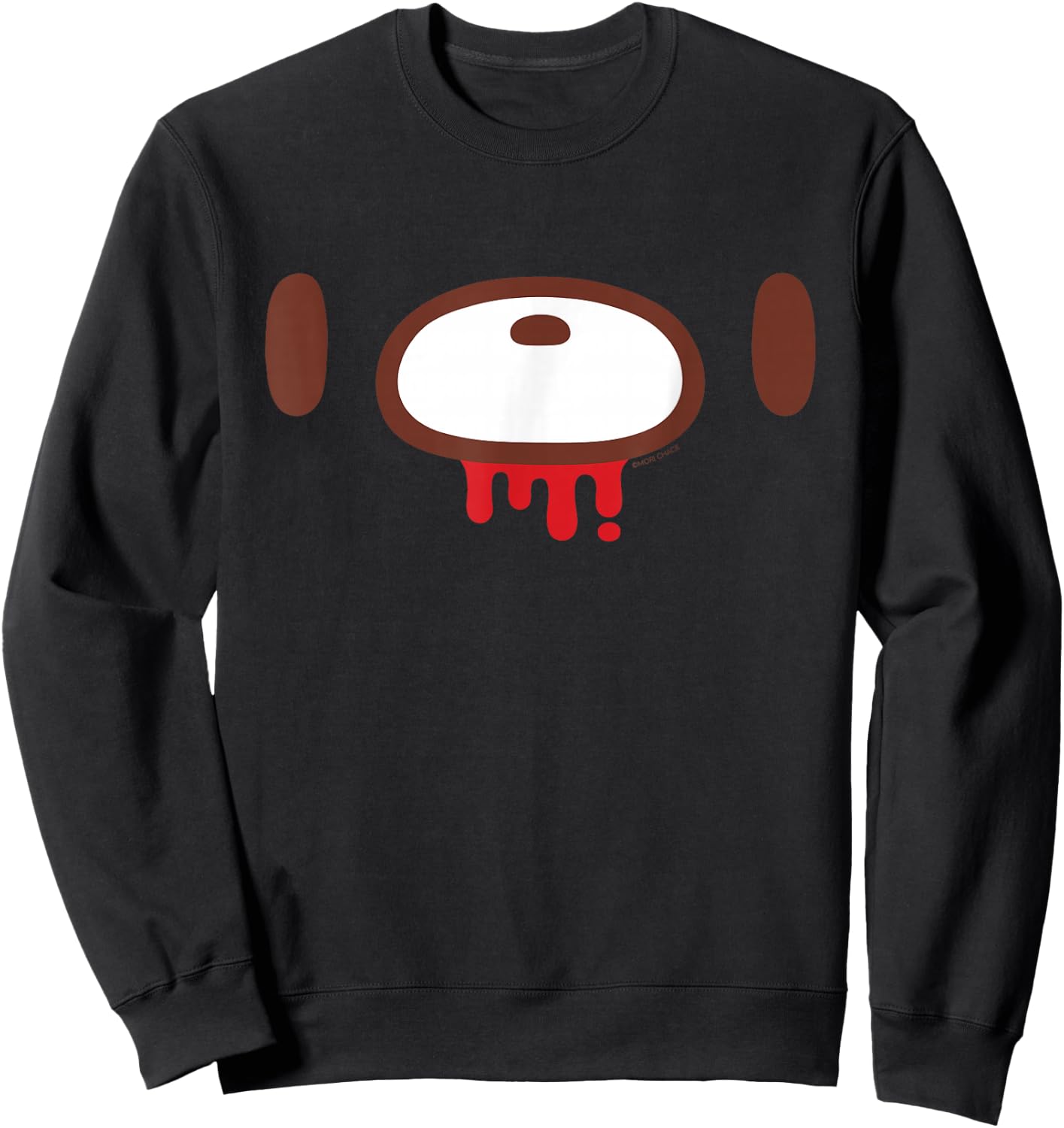Gloomy Bear The Naughty Grizzly Face Print Anime Manga Sweatshirt - Sweatshirt | Black