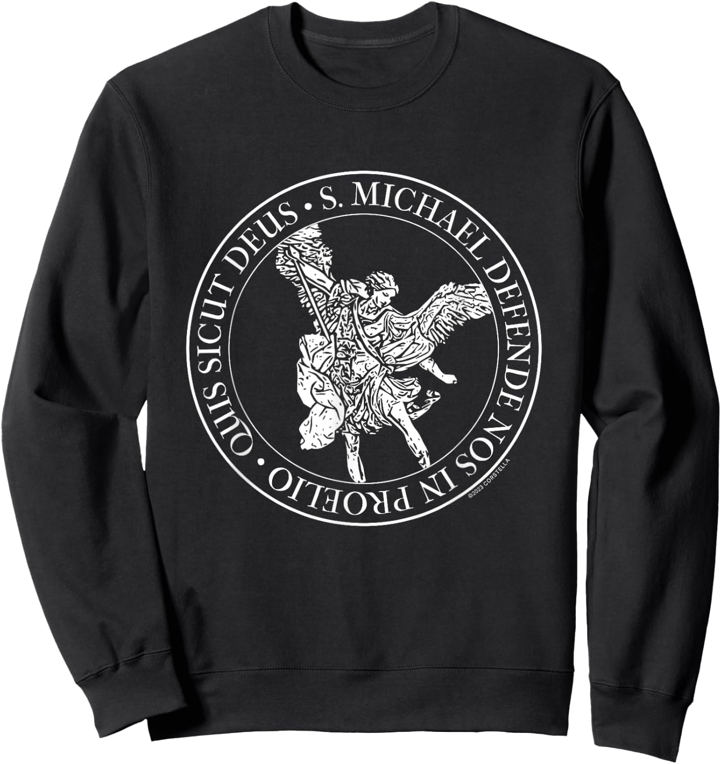 Quis Sicut Deus Sweatshirt - Sweatshirt | Black