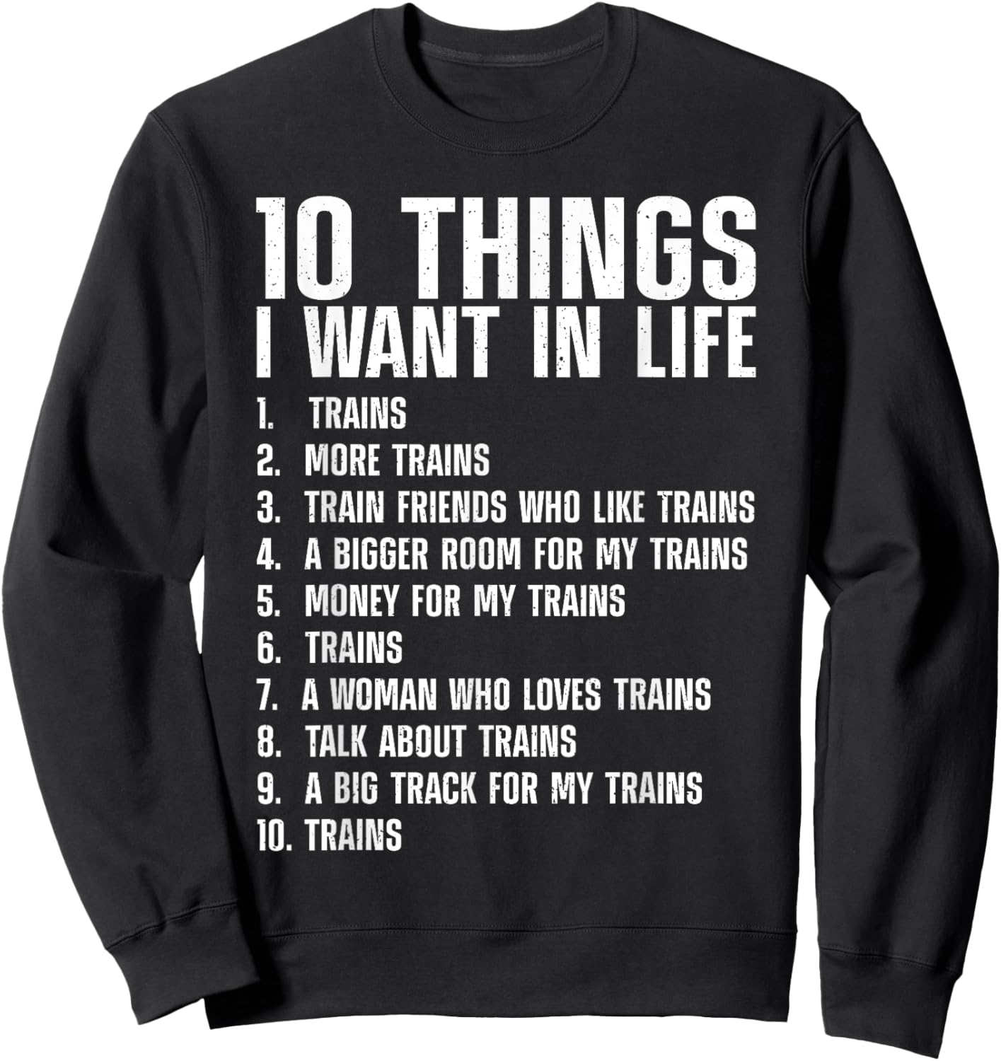 Cool Train Art Women Kids Railroad Model Train Lover Sweatshirt - Sweatshirt | Black