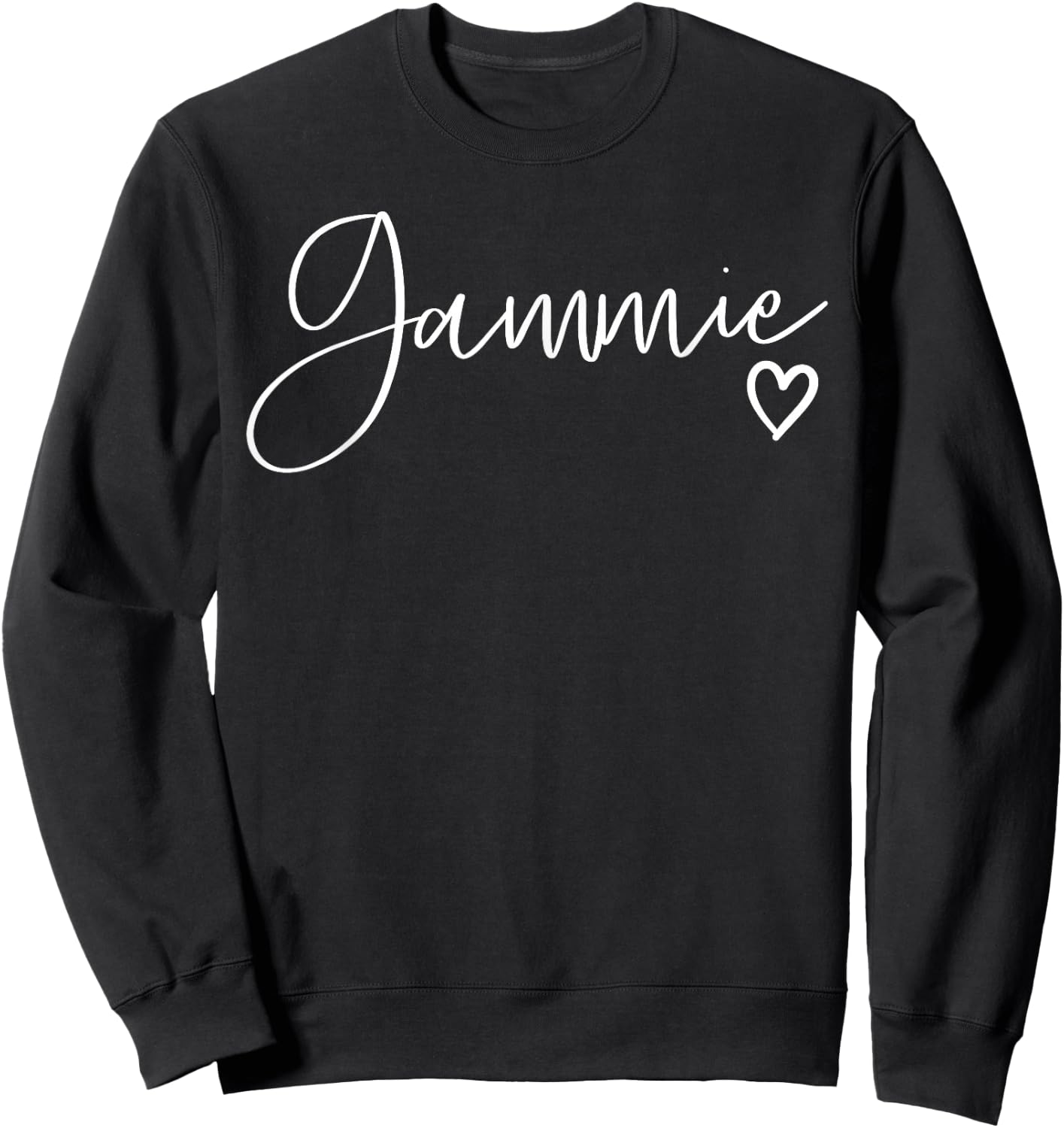 Gammie Gifts Grandma Heart Mother's Day Gammie Sweatshirt - Sweatshirt | Black