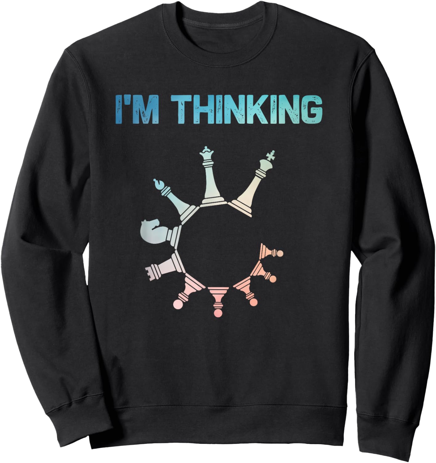 Chess Art Women Boys Girls Chess Player Chess Lover Sweatshirt - Sweatshirt | Black