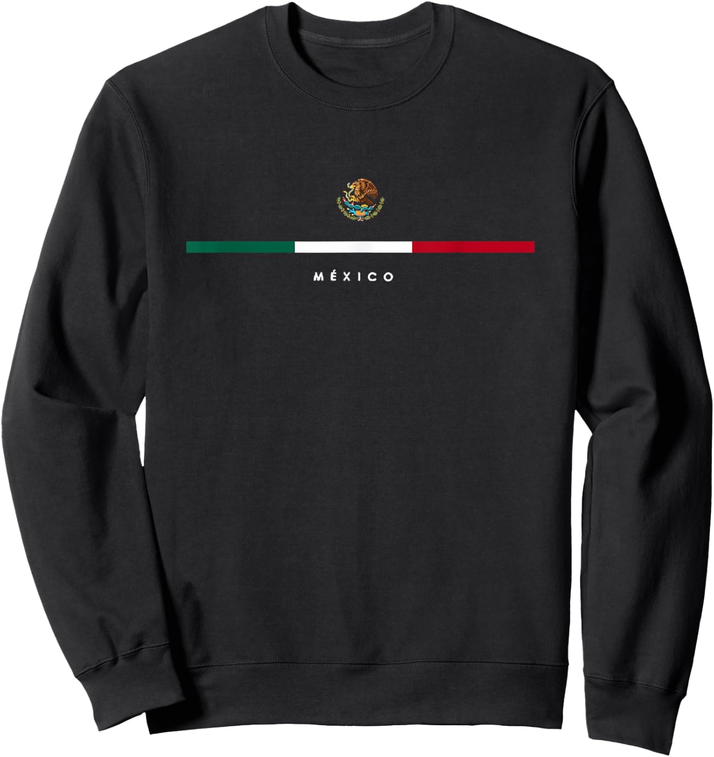 Mexico Mexican Flag Vintage Mexican Independence Day Sweatshirt - Sweatshirt | Black