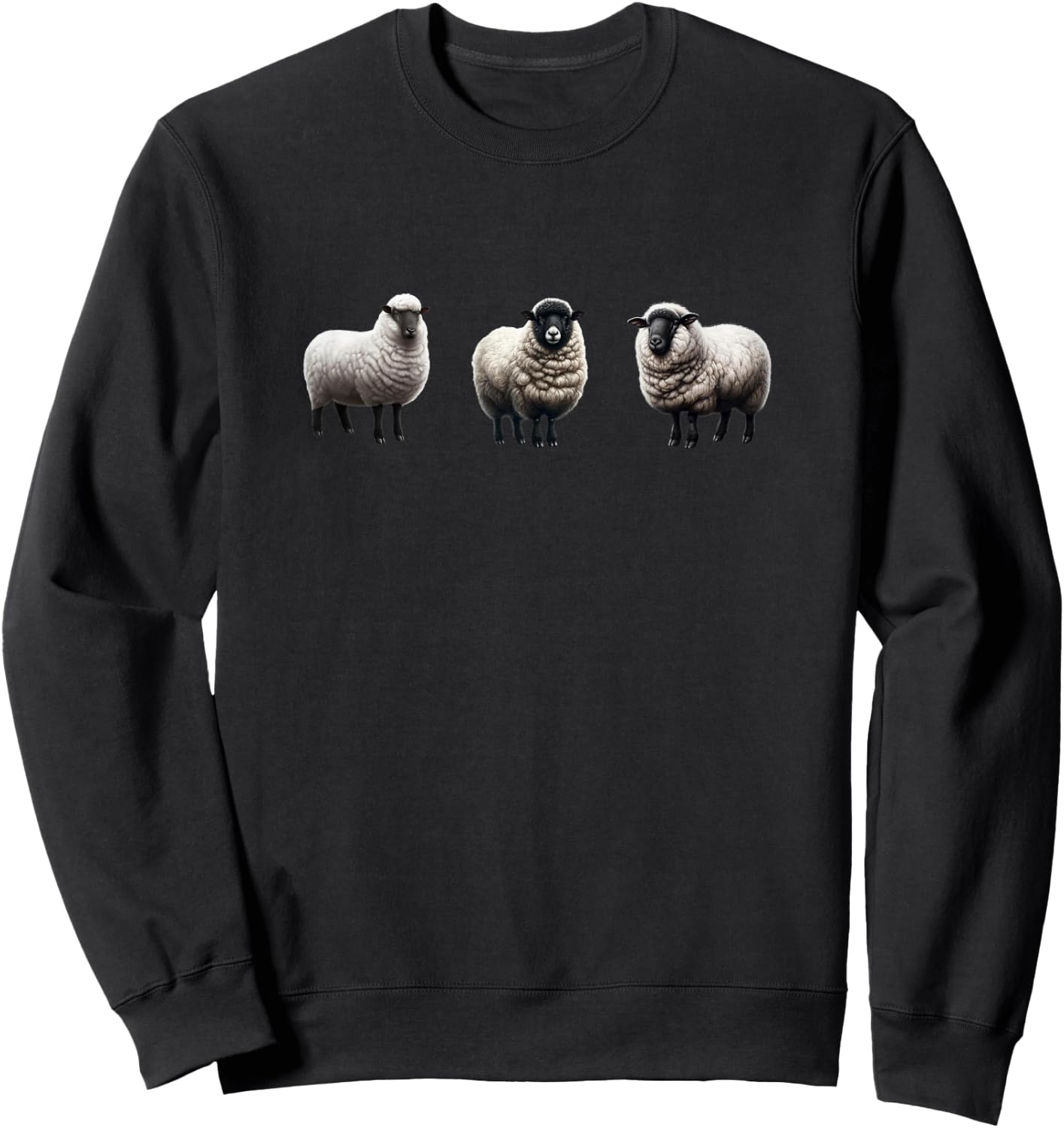 Black-faced sheep Sweatshirt - Sweatshirt | Black