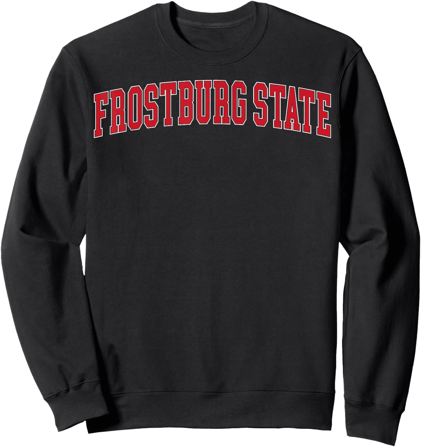 Retro Personalized Frostburg Name State Arch Men Women Sweatshirt - Sweatshirt | Black
