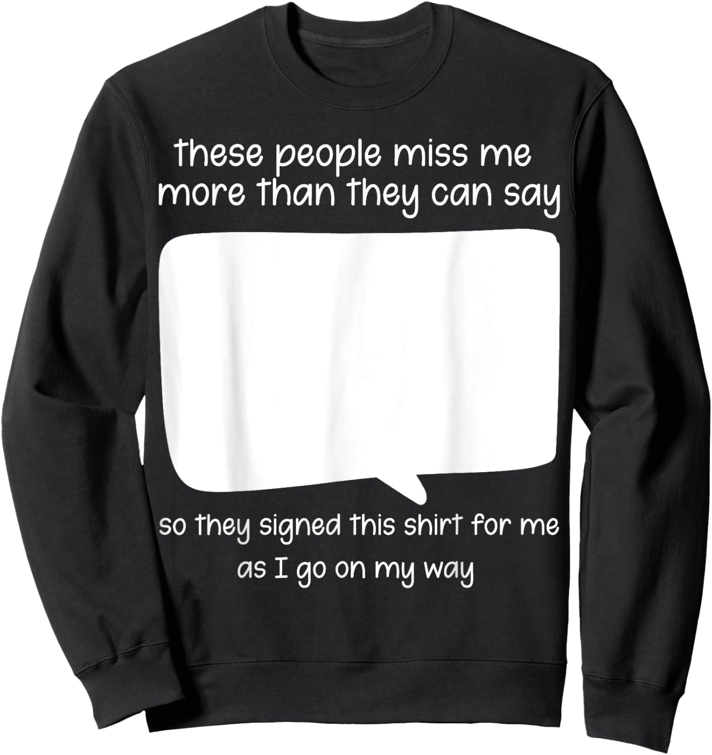 Farewell Coworker Friend Going Away Funny Coworker Leaving Sweatshirt - Sweatshirt | Black