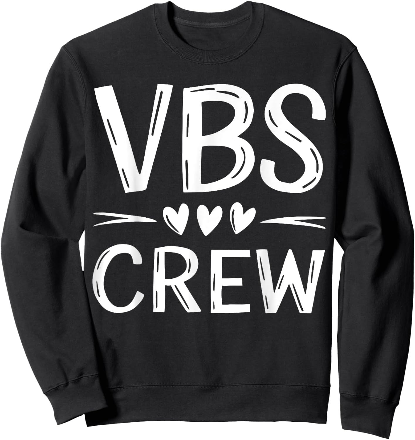 VBS Crew Faith-Based Gathering Sunday School Teacher Women Kids Sweatshirt - Sweatshirt | Black