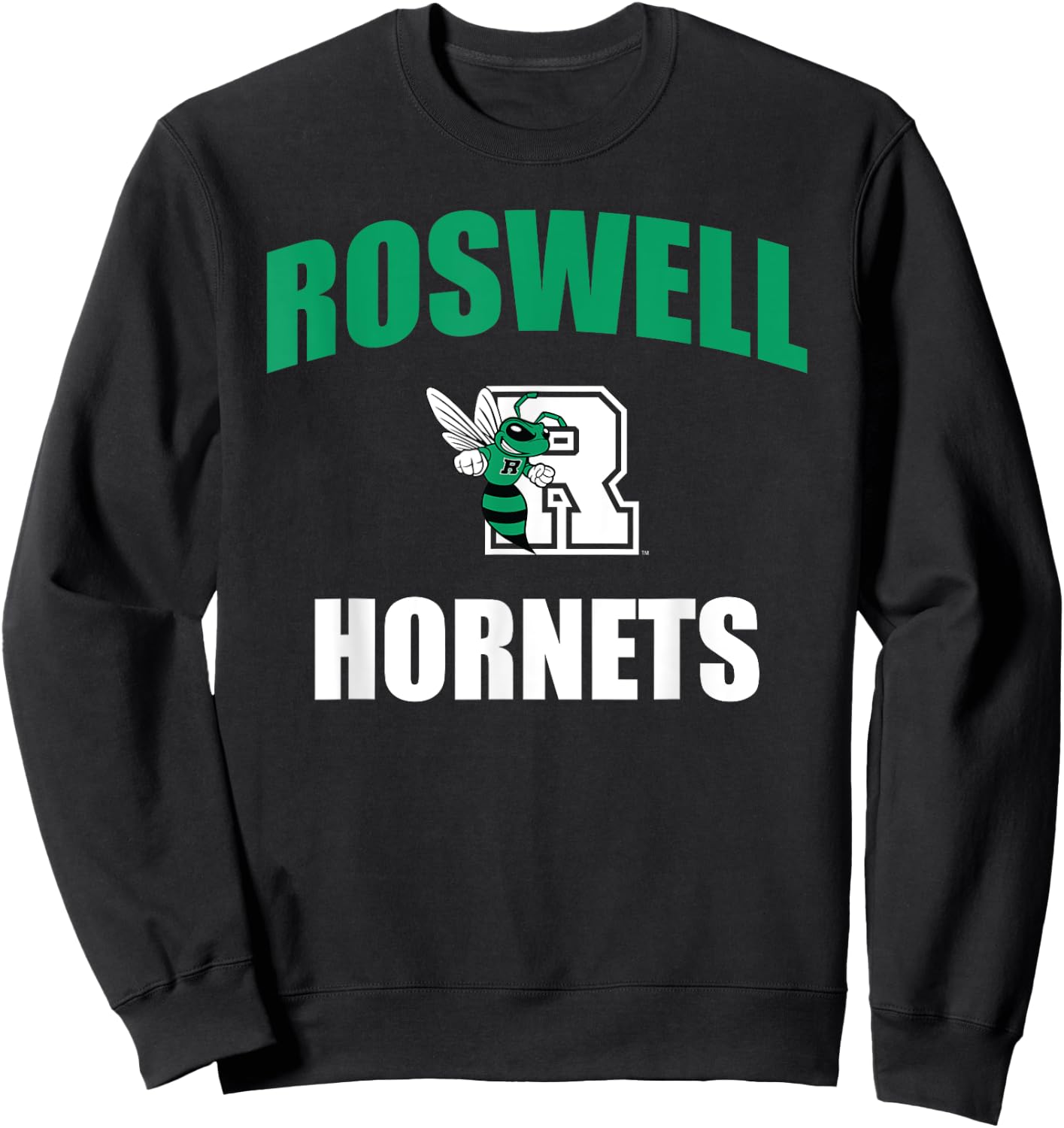 Roswell High School Hornets Sweatshirt - Sweatshirt | Black