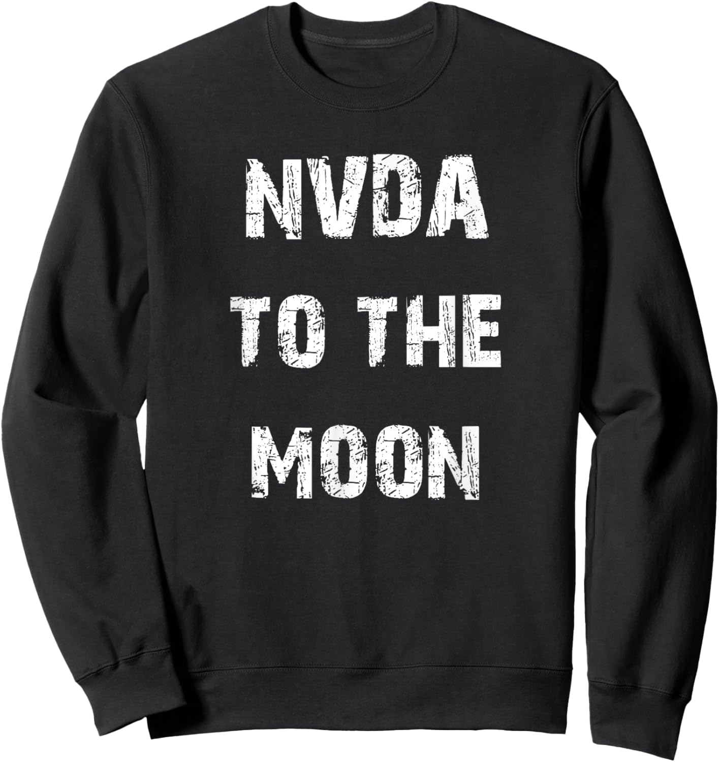 NVDA To The Moon Sweatshirt - Sweatshirt | Black