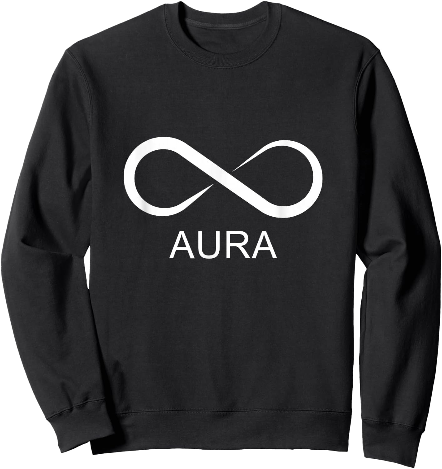 Infinite Aura - Infinite Aura, Rizz Sweatshirt - Sweatshirt | Black