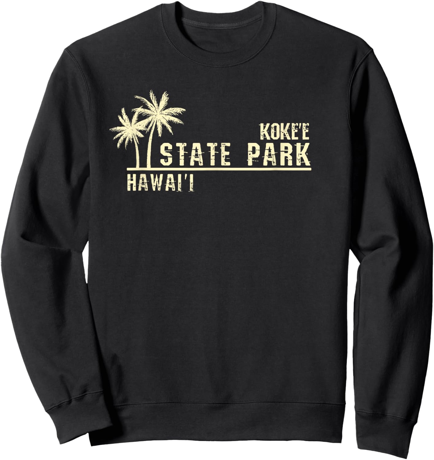 Hawaii Koke'e State Park Sweatshirt - Sweatshirt | Black