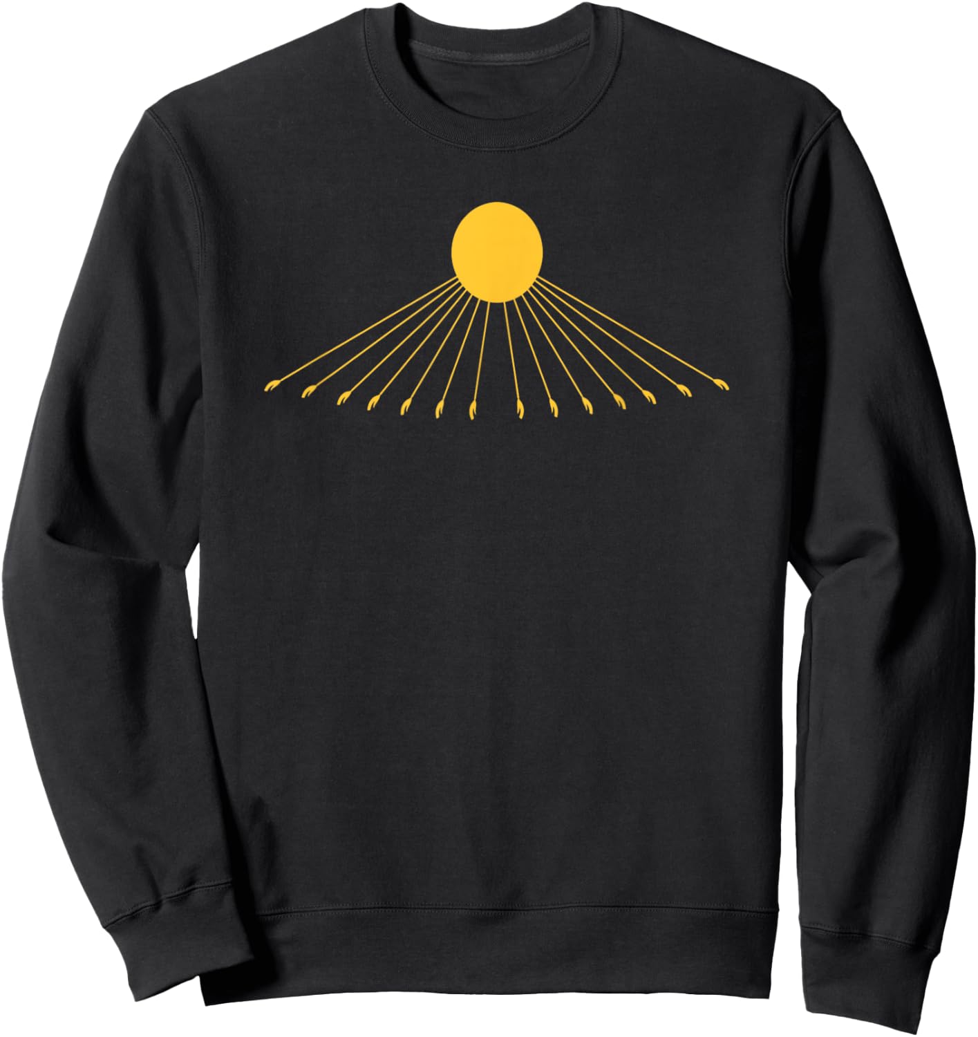 Aten Sun Disk T Shirt Sweatshirt - Sweatshirt | Black