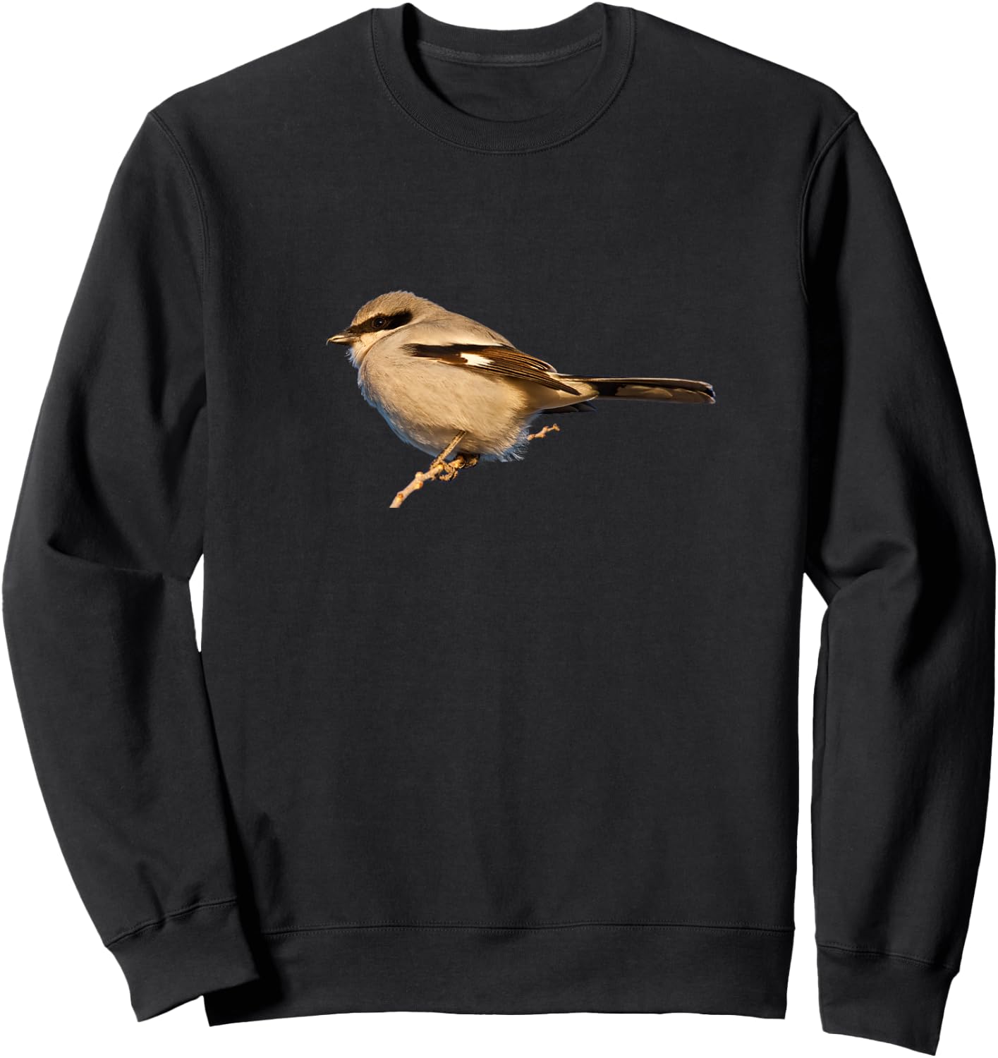 Loggerhead Shrike Shirt Bird Watcher Song Bird Butcherbird Sweatshirt - Sweatshirt | Black