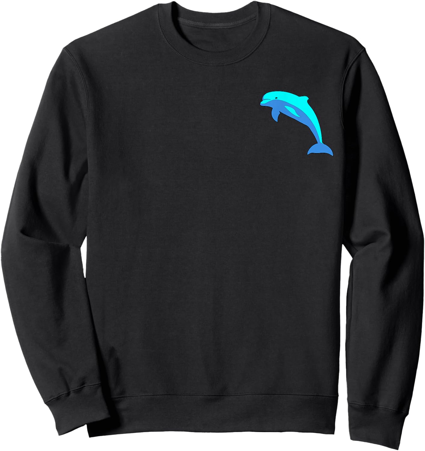 Blue Dolphin Logo Shirts Sweatshirt - Sweatshirt | Black