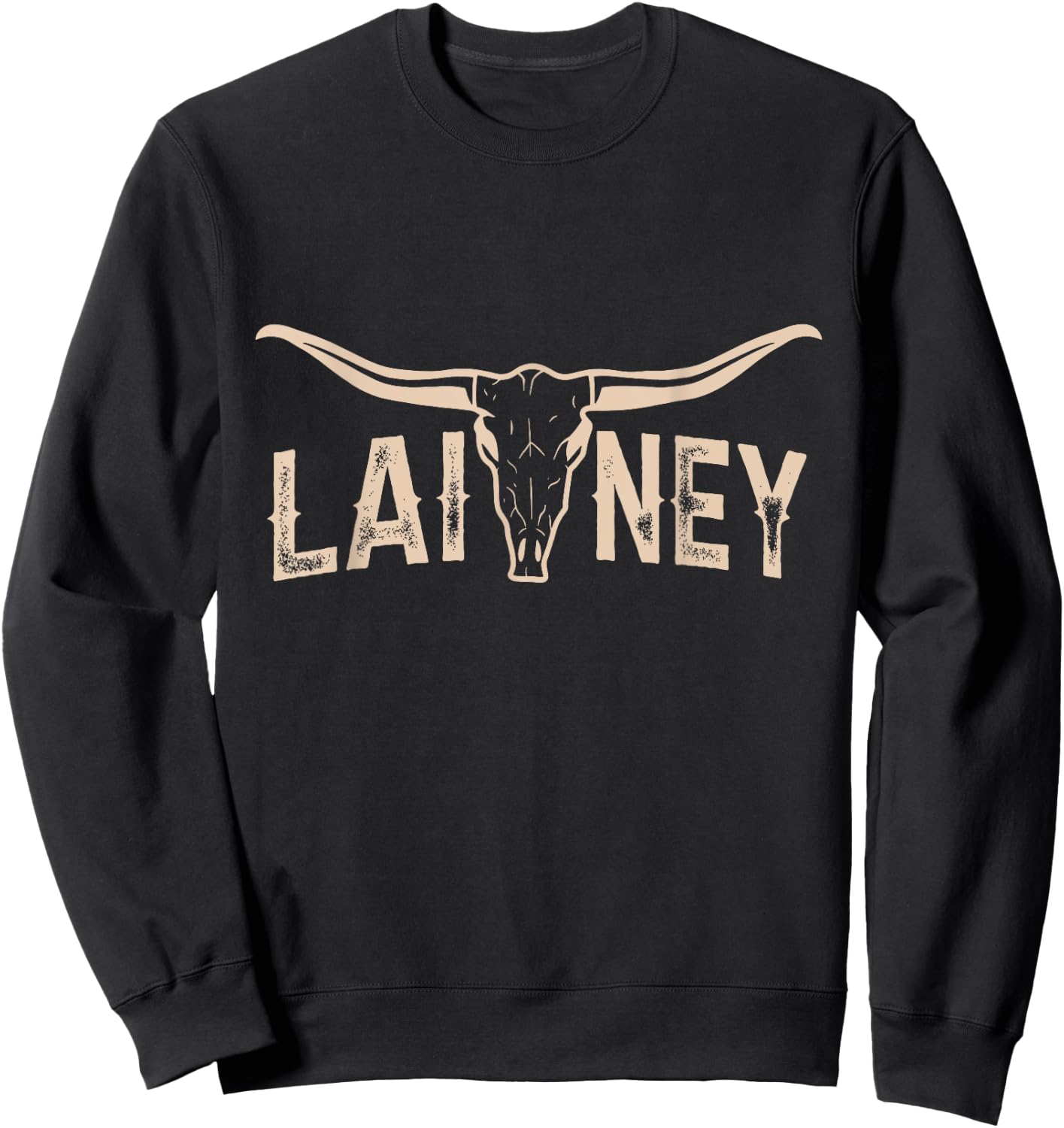 Classic Lainey Vintage Western Rodeo 80s Style Sweatshirt - Sweatshirt | Black