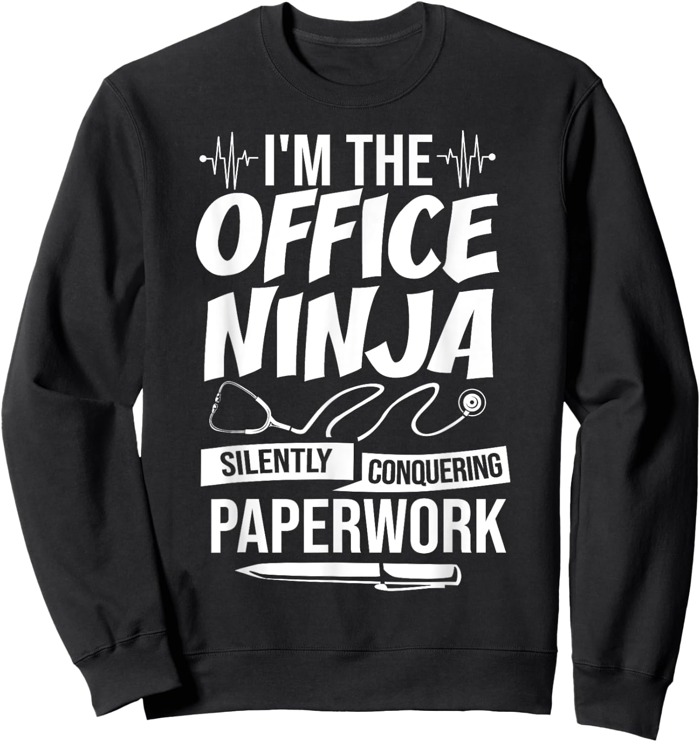 Medical Administration Medical Administrative Assistant Sweatshirt - Sweatshirt | Black