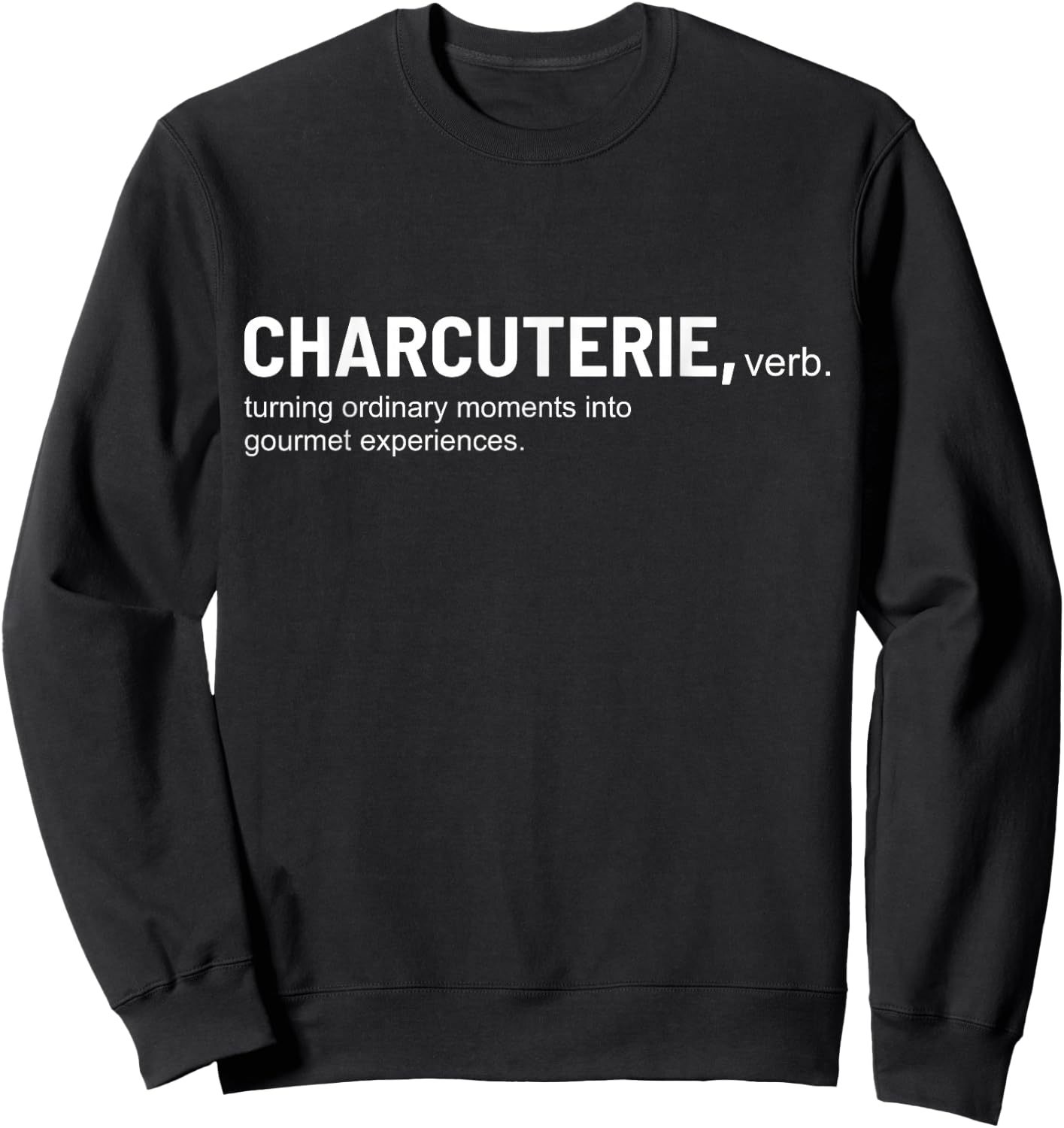 Charcuterie King Gifts Charcuterie Board Cheese Love Sweatshirt - Sweatshirt | Black