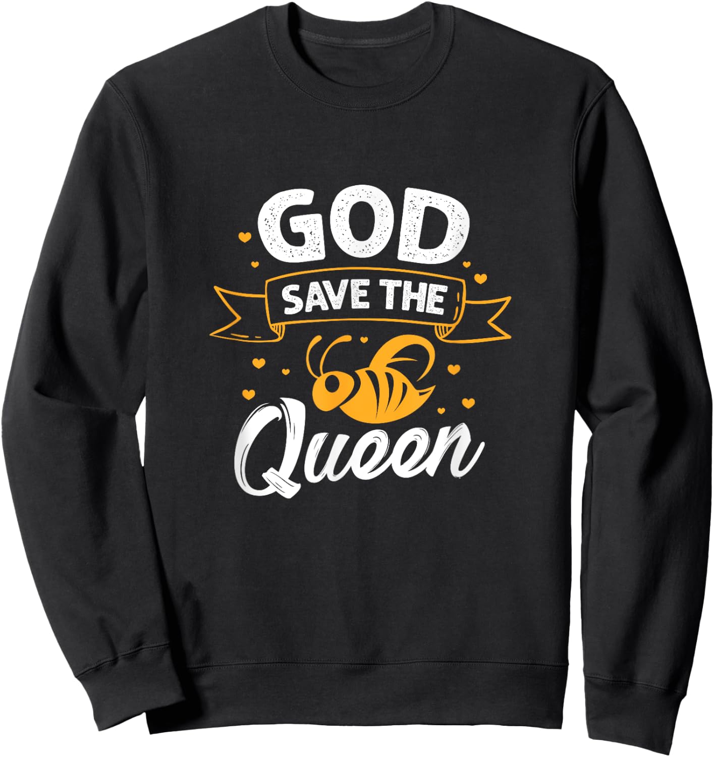 God save the queen Queen Bee Sweatshirt - Sweatshirt | Black