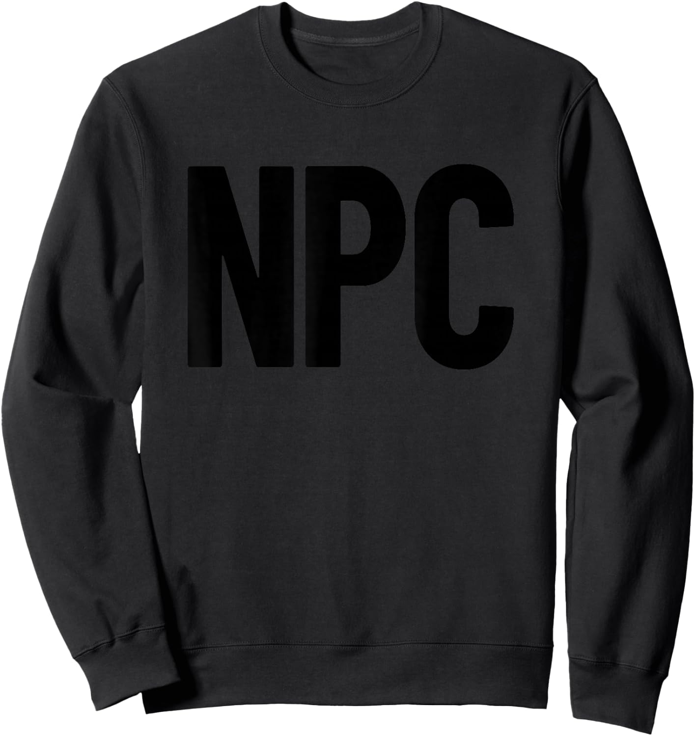 NPC Non Playable Character RPG Role Playing Game NPC Sweatshirt - Sweatshirt | Black