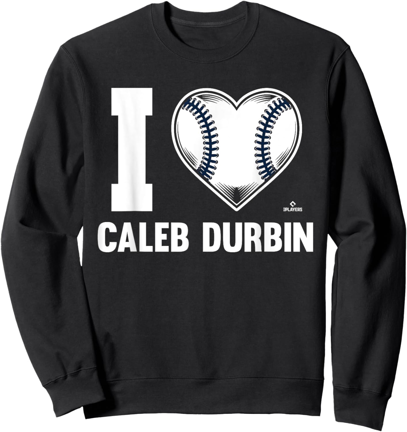 I Heart Caleb Durbin Prospect Baseball Fan Gear Sweatshirt - Sweatshirt | Black