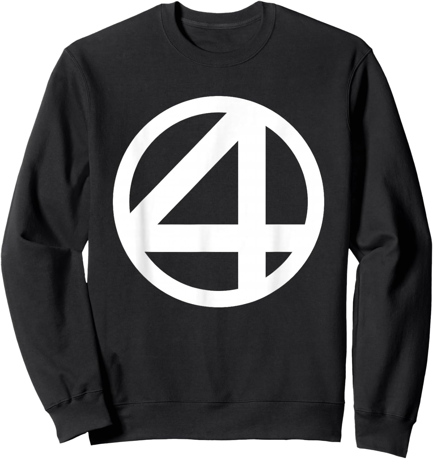 Marvel Fantastic Four Vintage Super Hero Center Badge Sweatshirt - Sweatshirt | Black