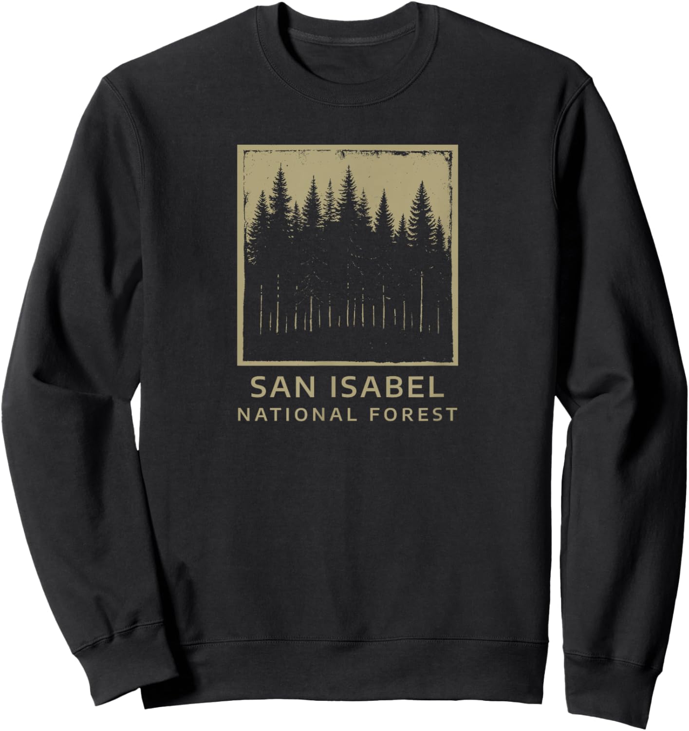 San Isabel National Forest Sweatshirt - Sweatshirt | Black