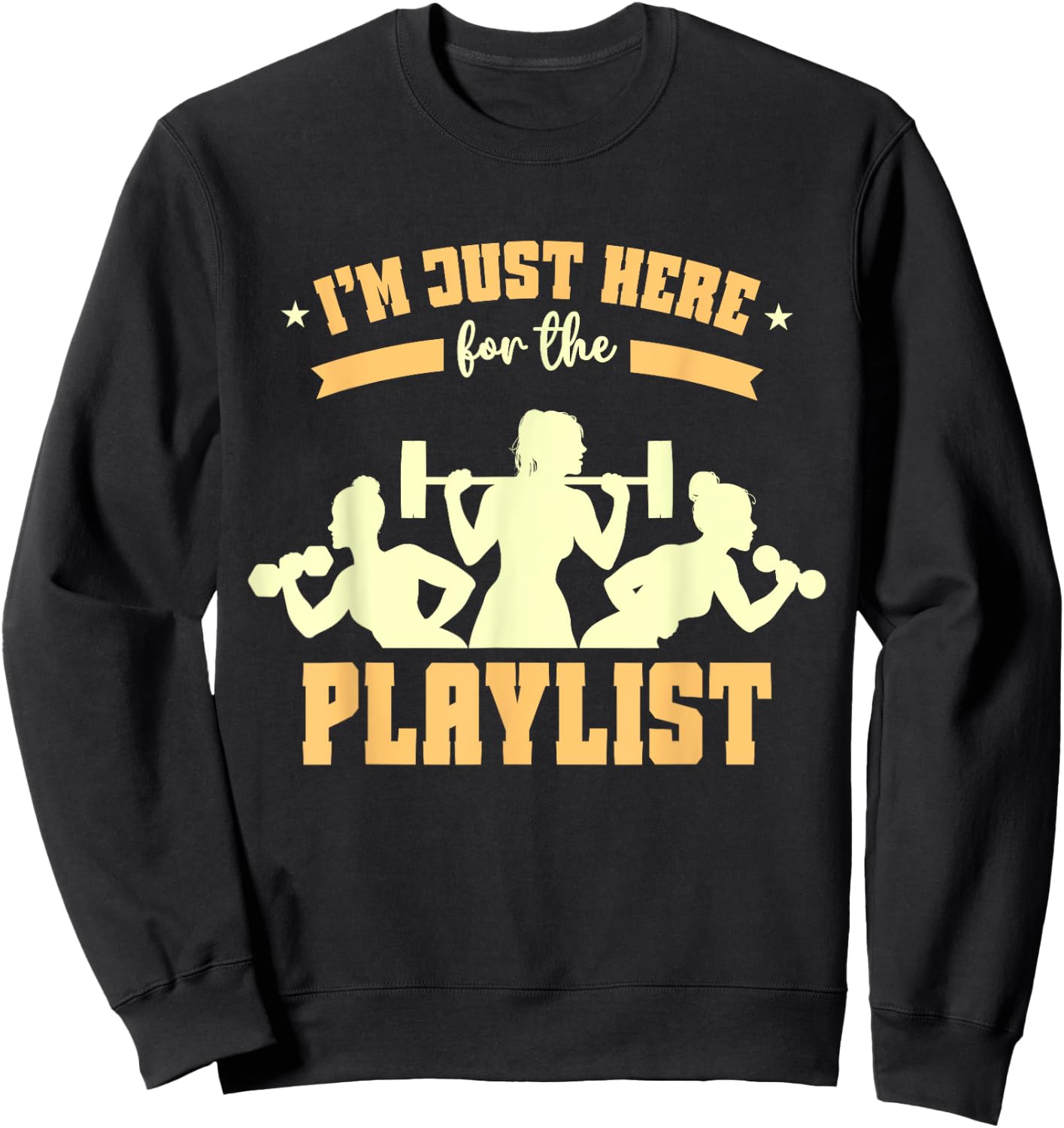 Fitness Workout Women Workout Lover Sweatshirt - Sweatshirt | Black