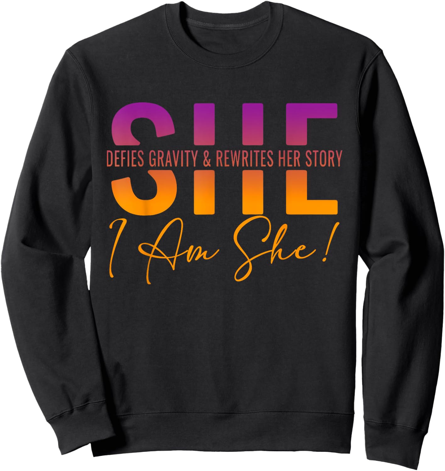 Quote Sweatshirt - Sweatshirt | Black