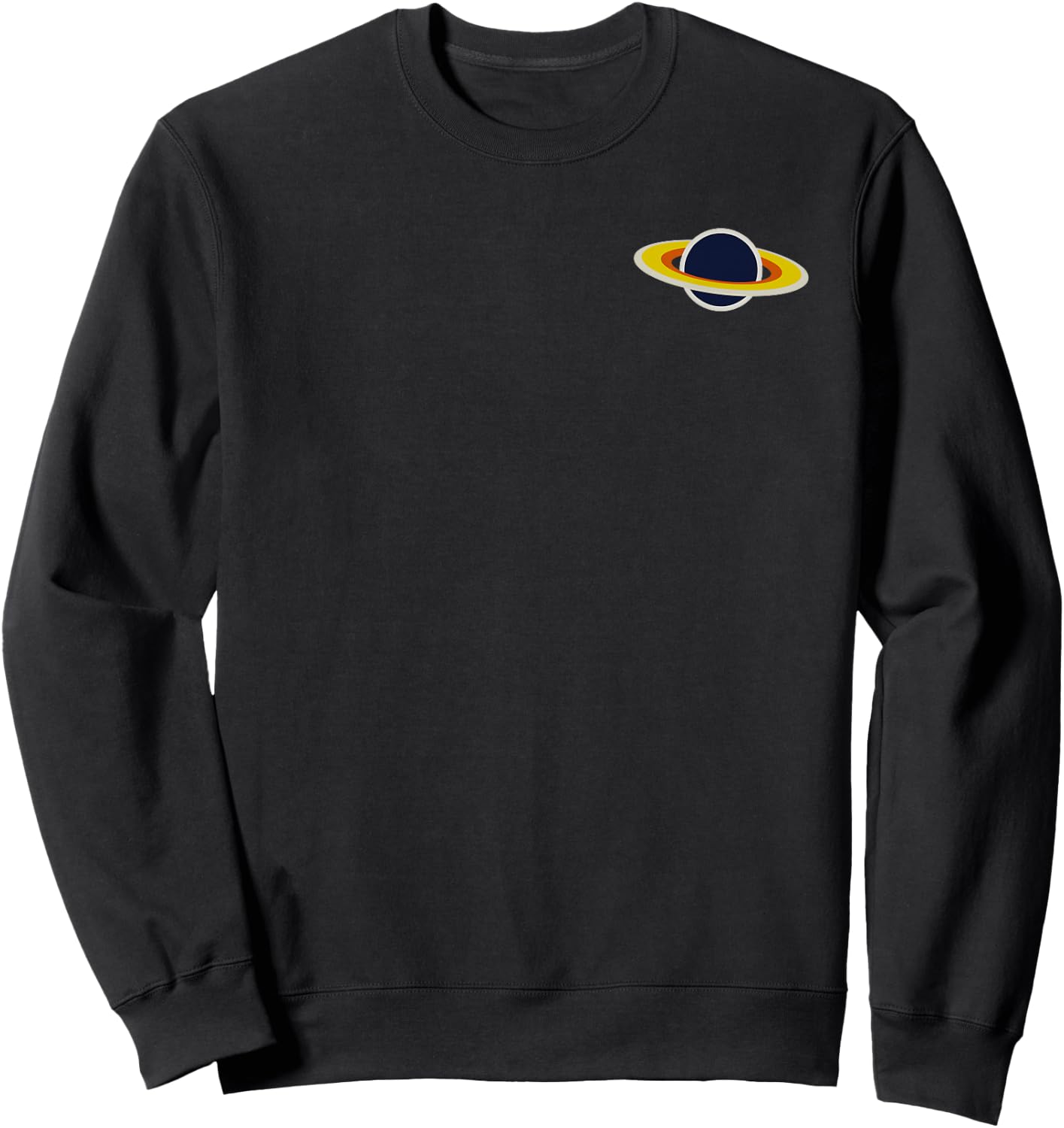 Retro Astronomy Planet Sweatshirt - Sweatshirt | Black