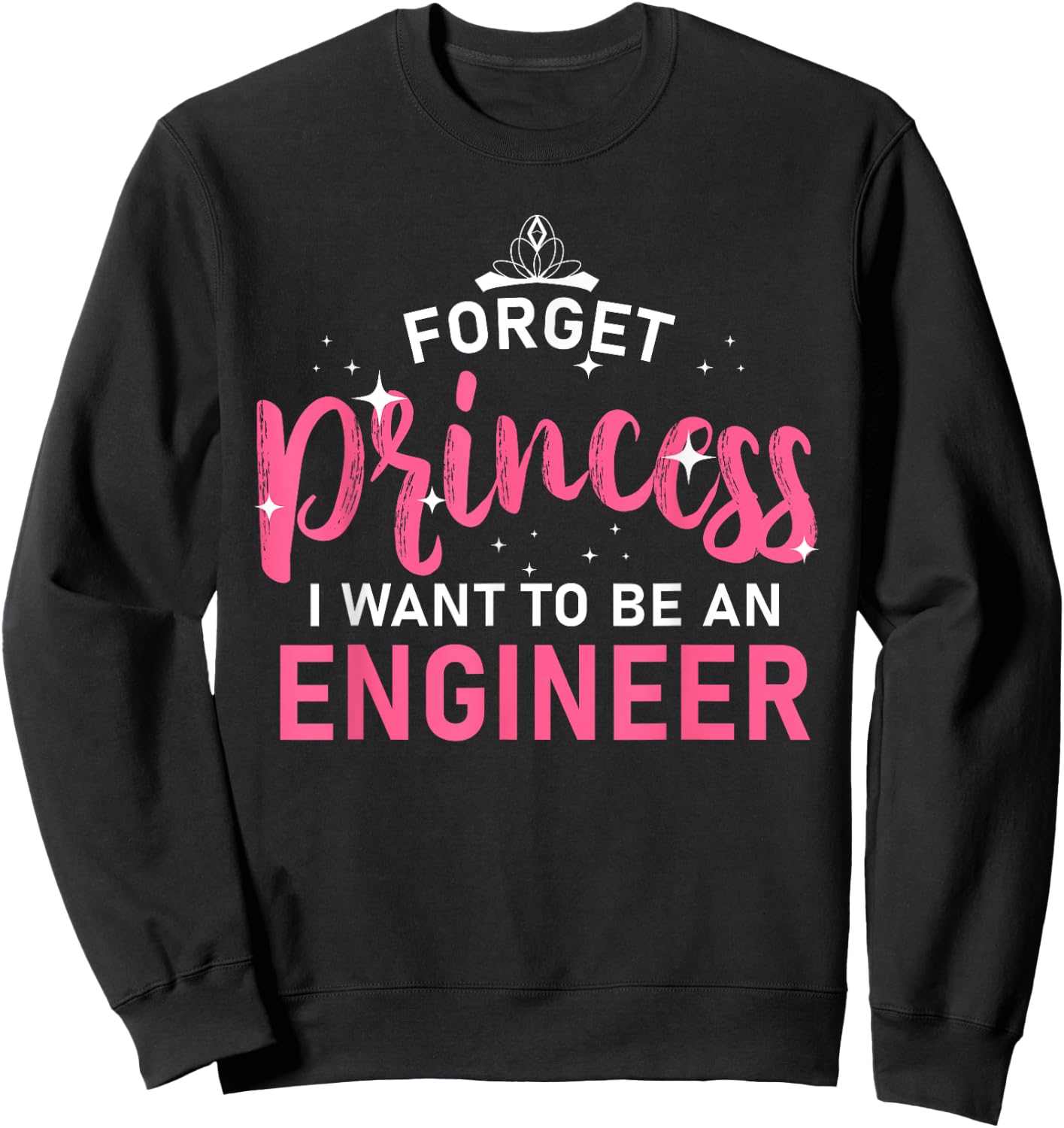 Cool Engineer Design Girls Kids Engineering Lovers Sweatshirt - Sweatshirt | Black