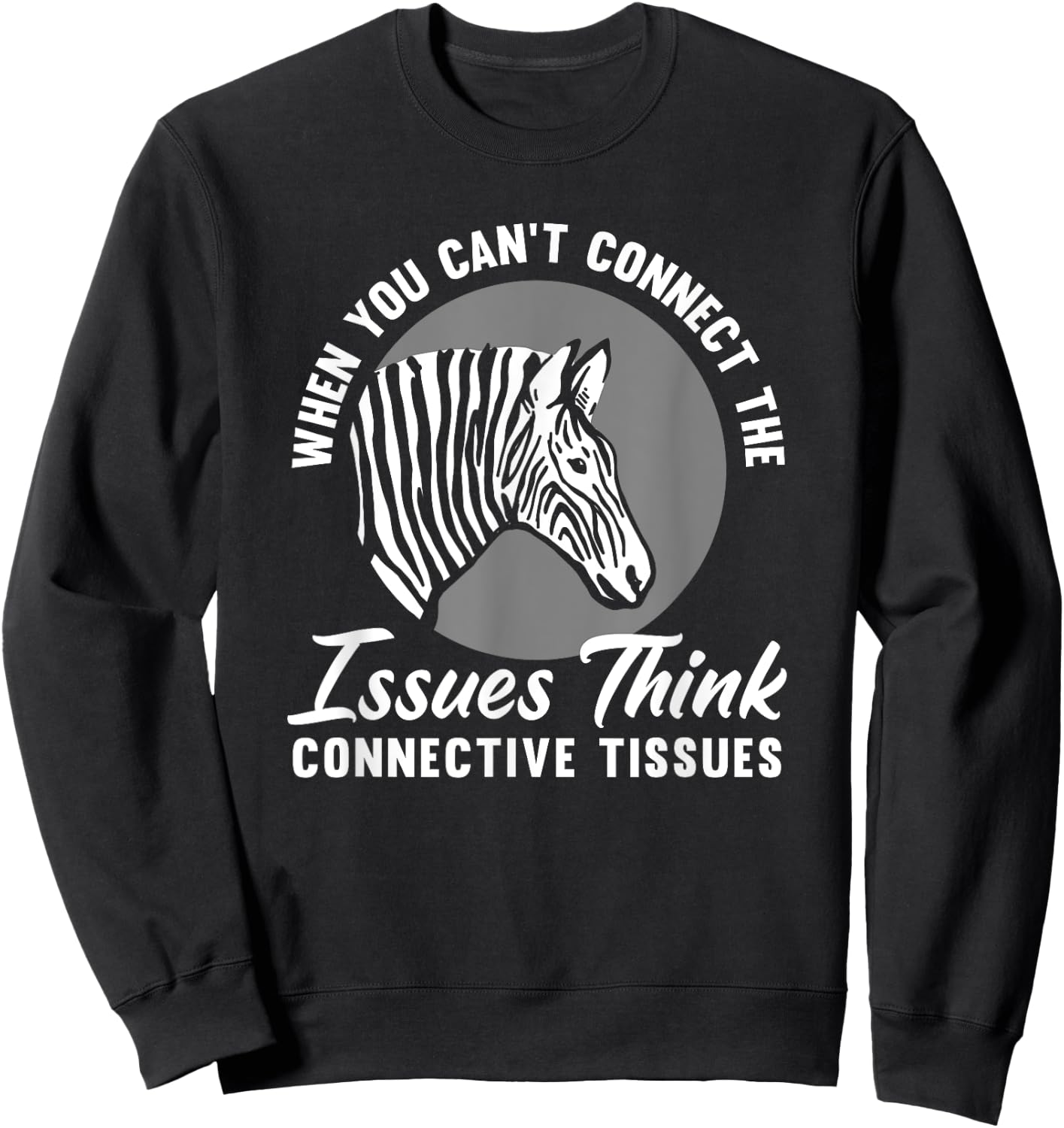 Ehlers Danlos Warrior EDS Ehlers Danlos Syndrome Awareness Sweatshirt - Sweatshirt | Black