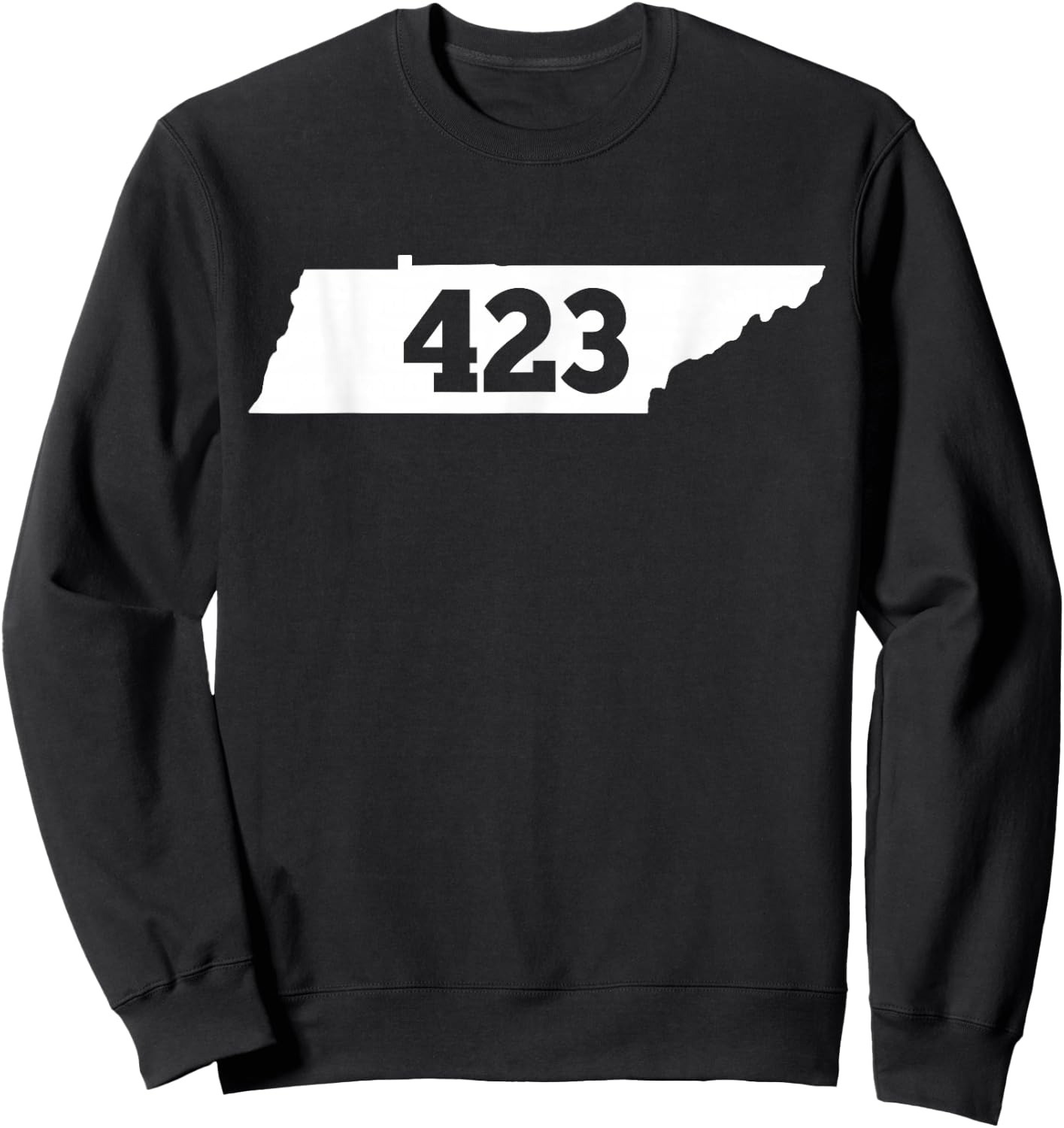 Tennessee 423 Area Code Sweatshirt - Sweatshirt | Black