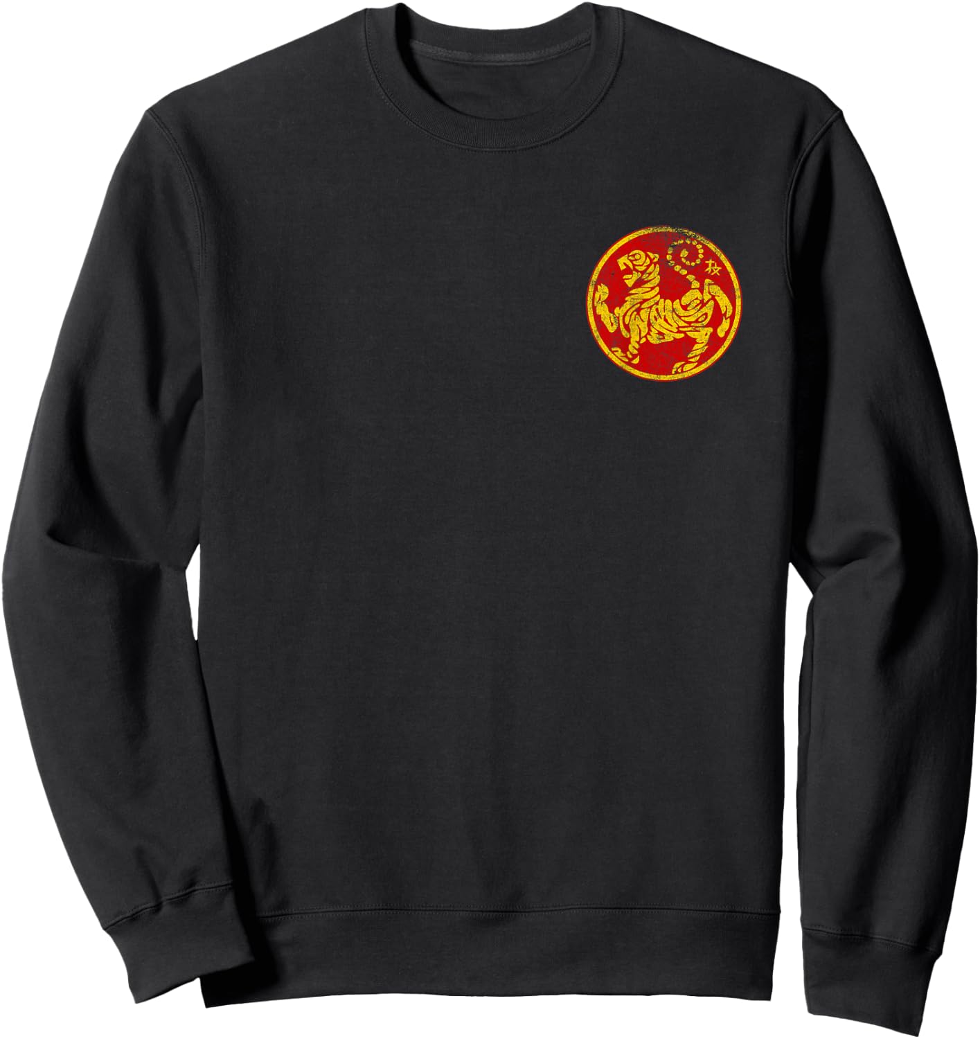 Shotokan Karate tiger Symbol martial art japan Dojo training Sweatshirt - Sweatshirt | Black