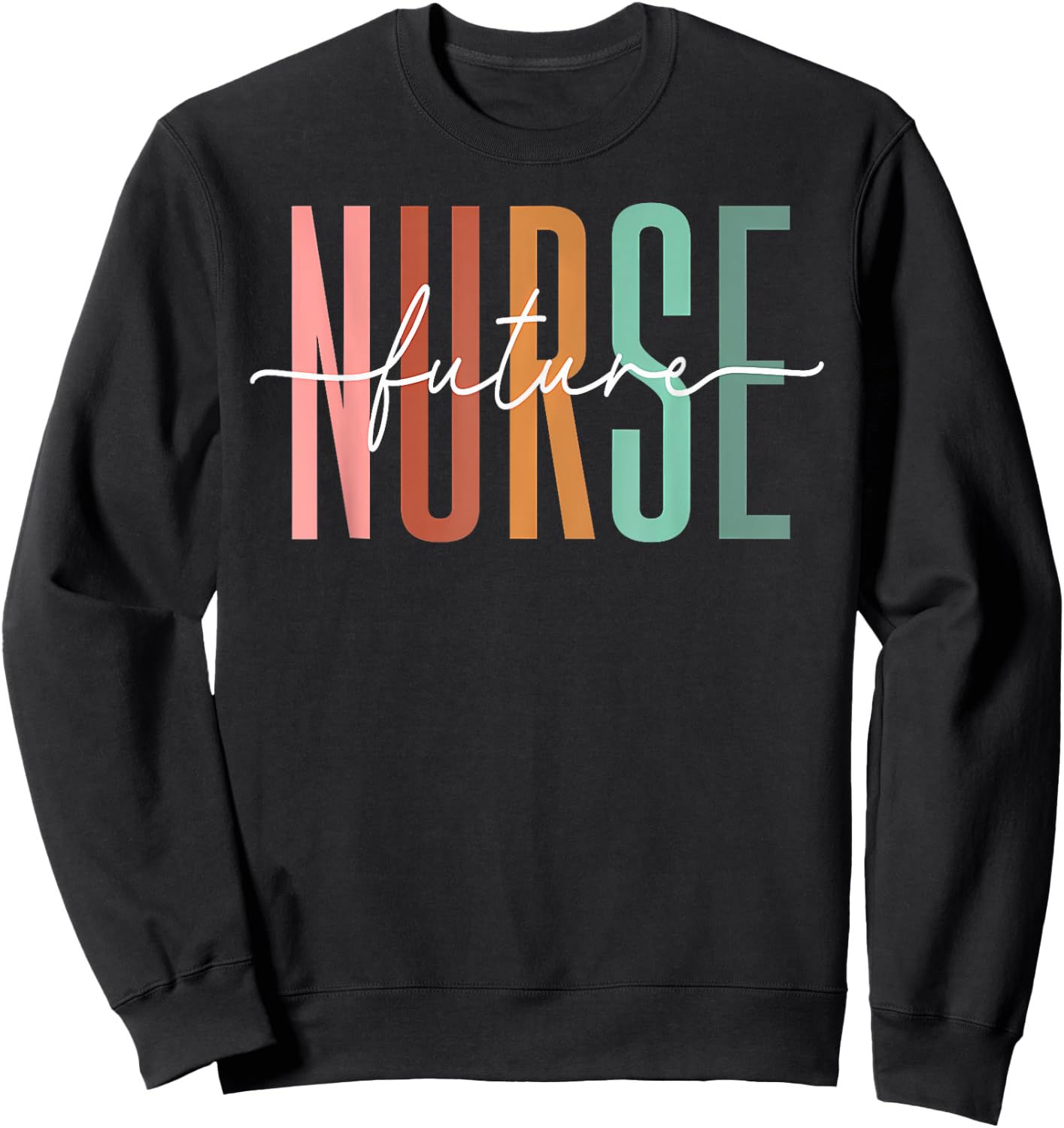 Future Nurse Nursing School Student Funny Nurse In Progress Sweatshirt - Sweatshirt | Black