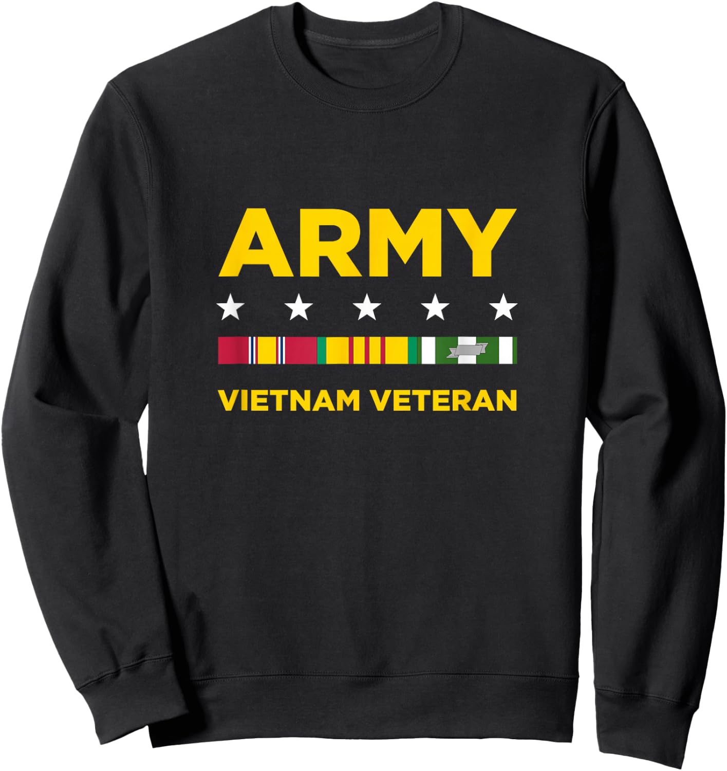 Vietnam Veteran Shirt - Army Sweatshirt - Sweatshirt | Black