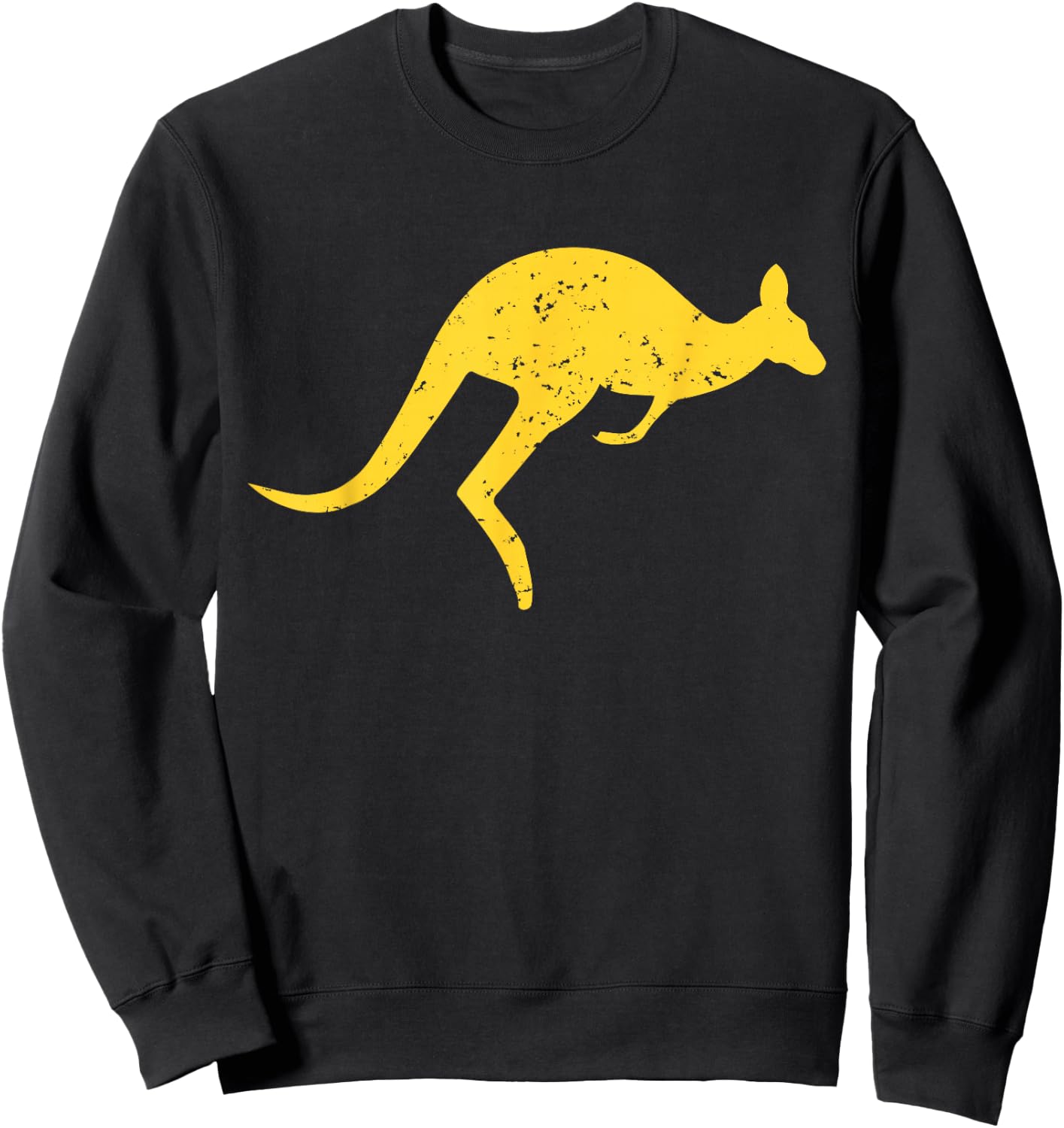 Vintage Kangaroo Australia Shirt Aussie Roo Kangaroo Sweatshirt - Sweatshirt | Black
