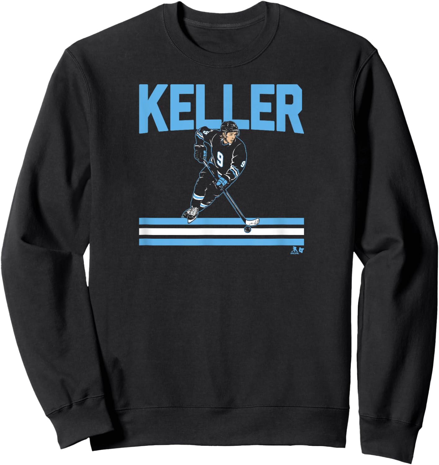 Clayton Keller - Slap Shot Star - Utah Hockey Sweatshirt - Sweatshirt | Black