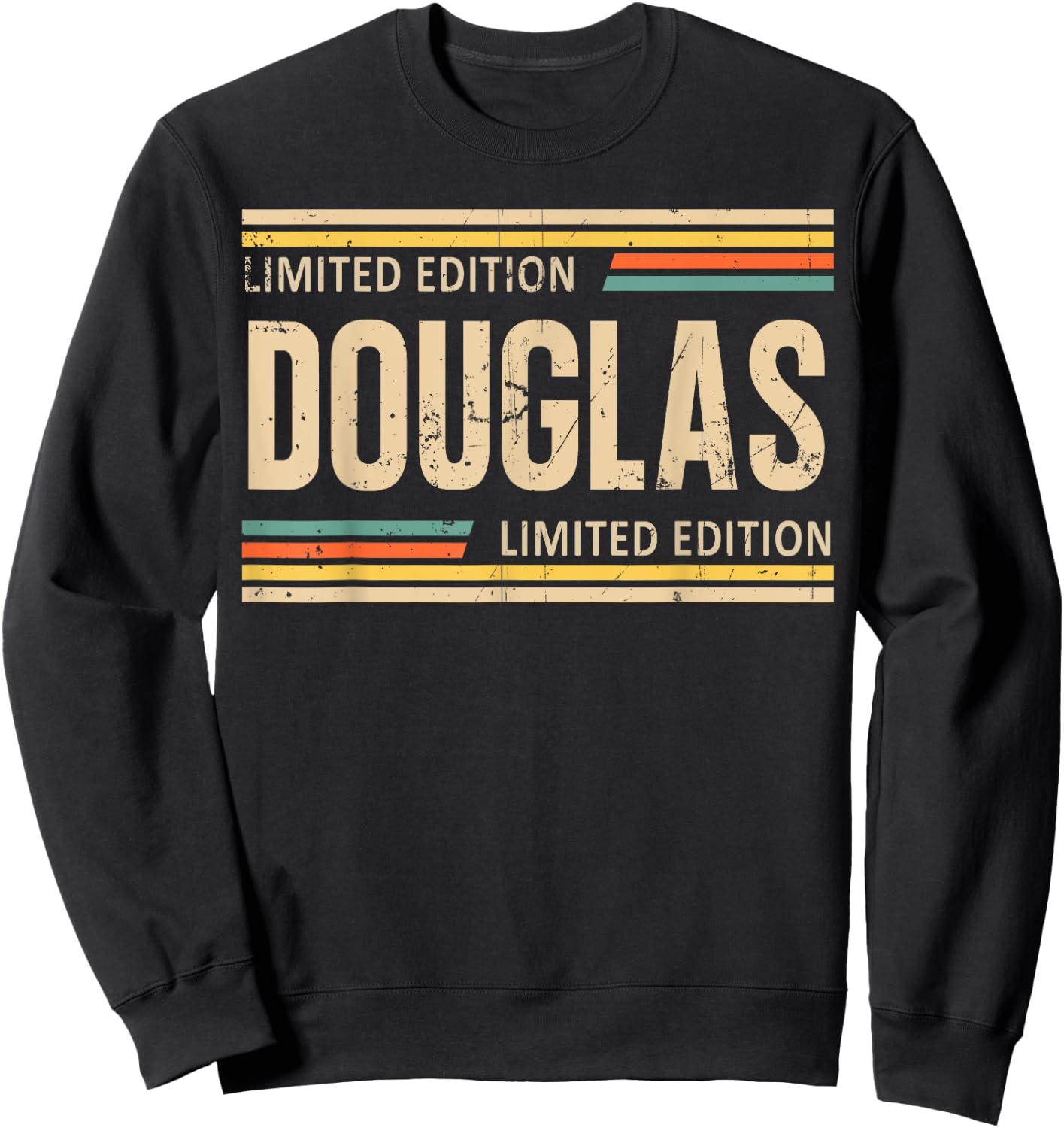 DOUGLAS Limited Edition Shirt DOUGLAS Name Personalized Sweatshirt - Sweatshirt | Black