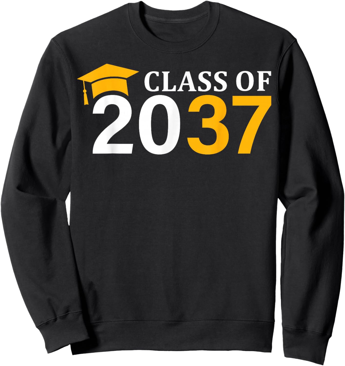 Class of 2037 Grow With Me Kindergarten K-12 Class of 2037 Sweatshirt - Sweatshirt | Black