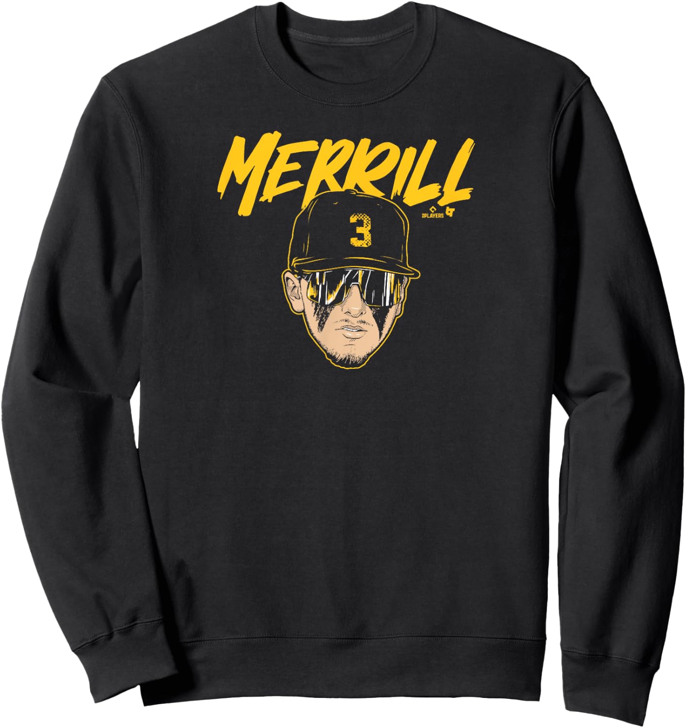 Jackson Merrill: Swag Head - San Diego Baseball Sweatshirt - Sweatshirt | Black