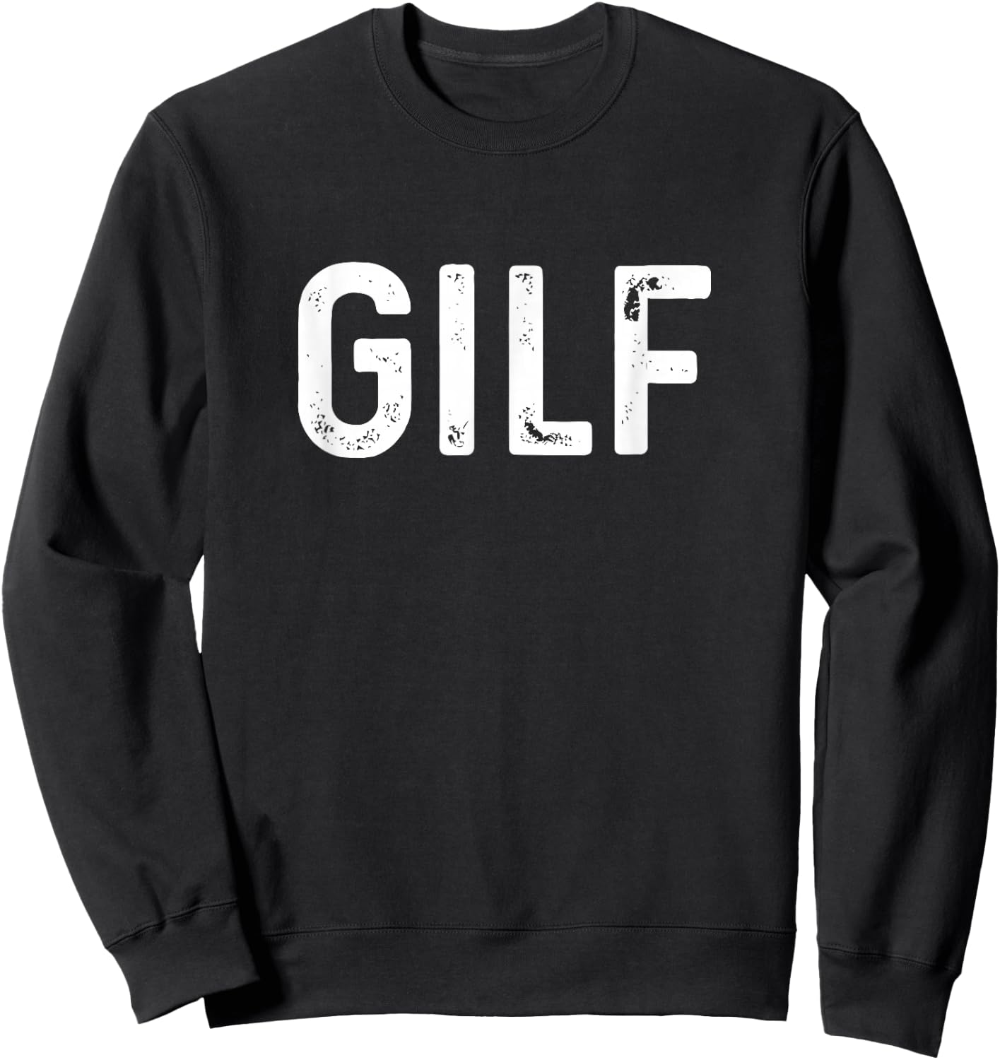 GILF Medium Heather Blue Sweatshirt - Sweatshirt | Black
