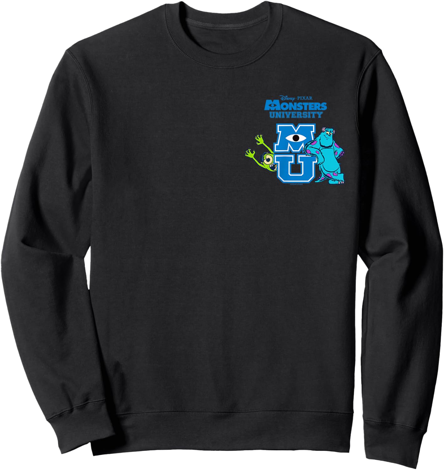 Disney and Pixar's Monsters University Collegiate 2-Sided Sweatshirt - Sweatshirt | Black