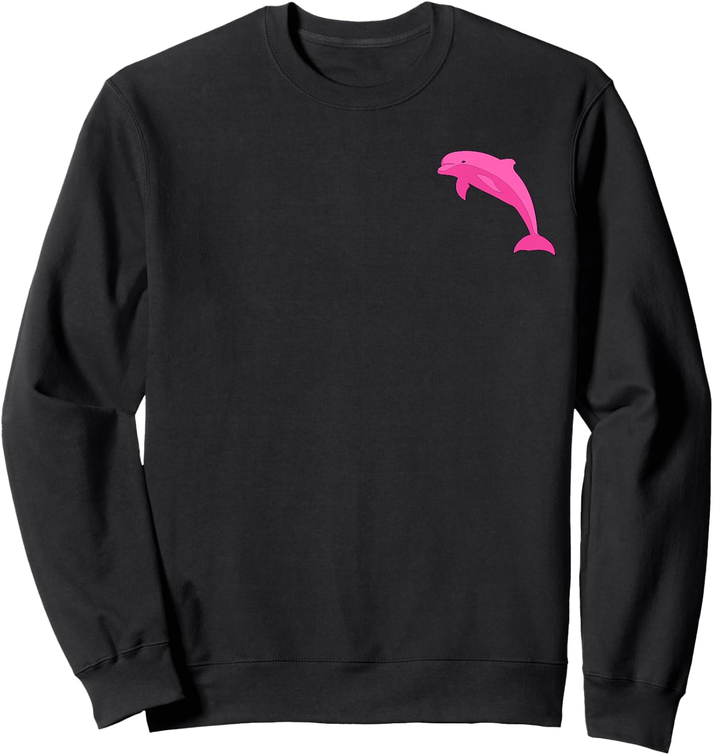 Pink Dolphin Logo Shirt Sweatshirt - Sweatshirt | Black